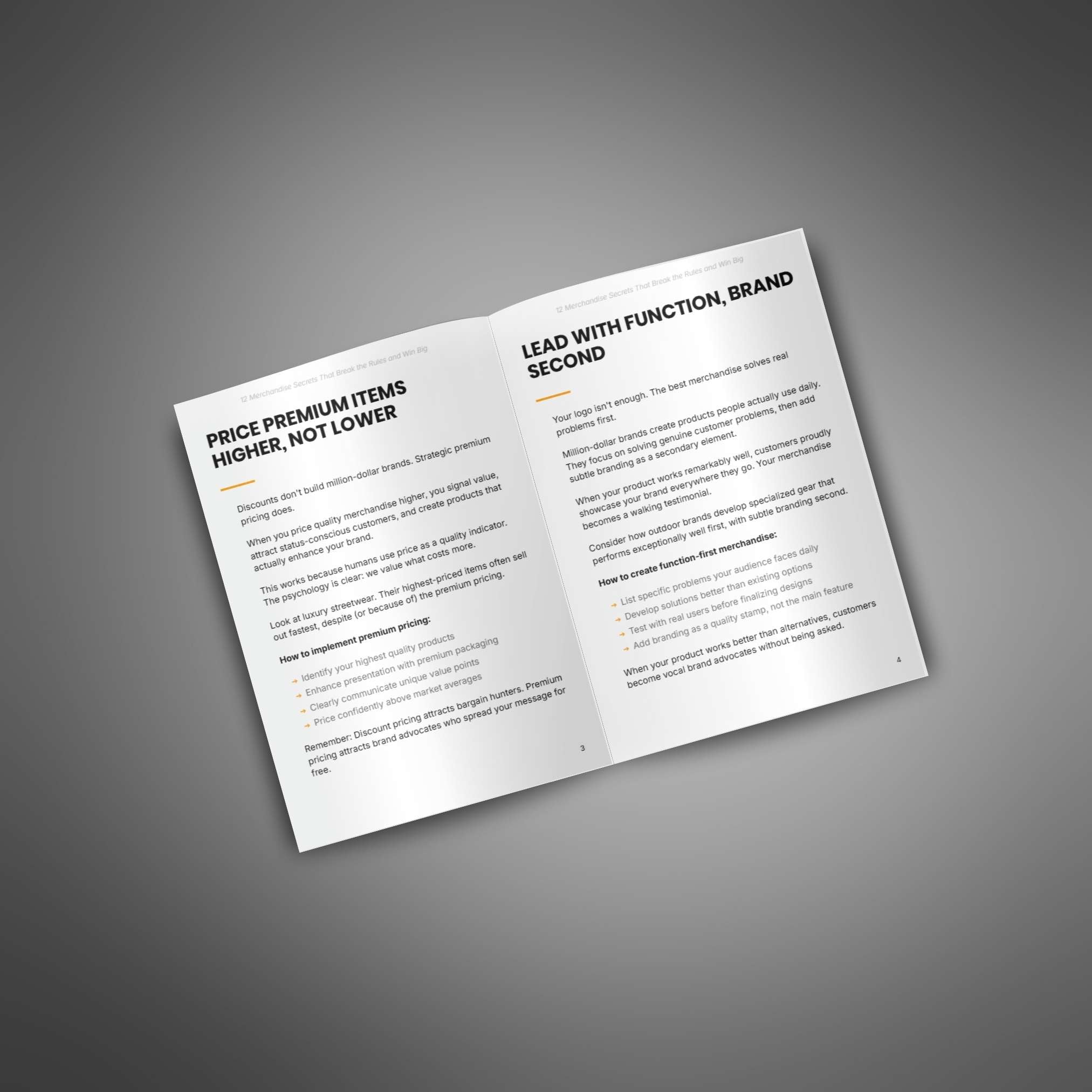 12 Merchandise Secrets That Break the Rules and Win Big