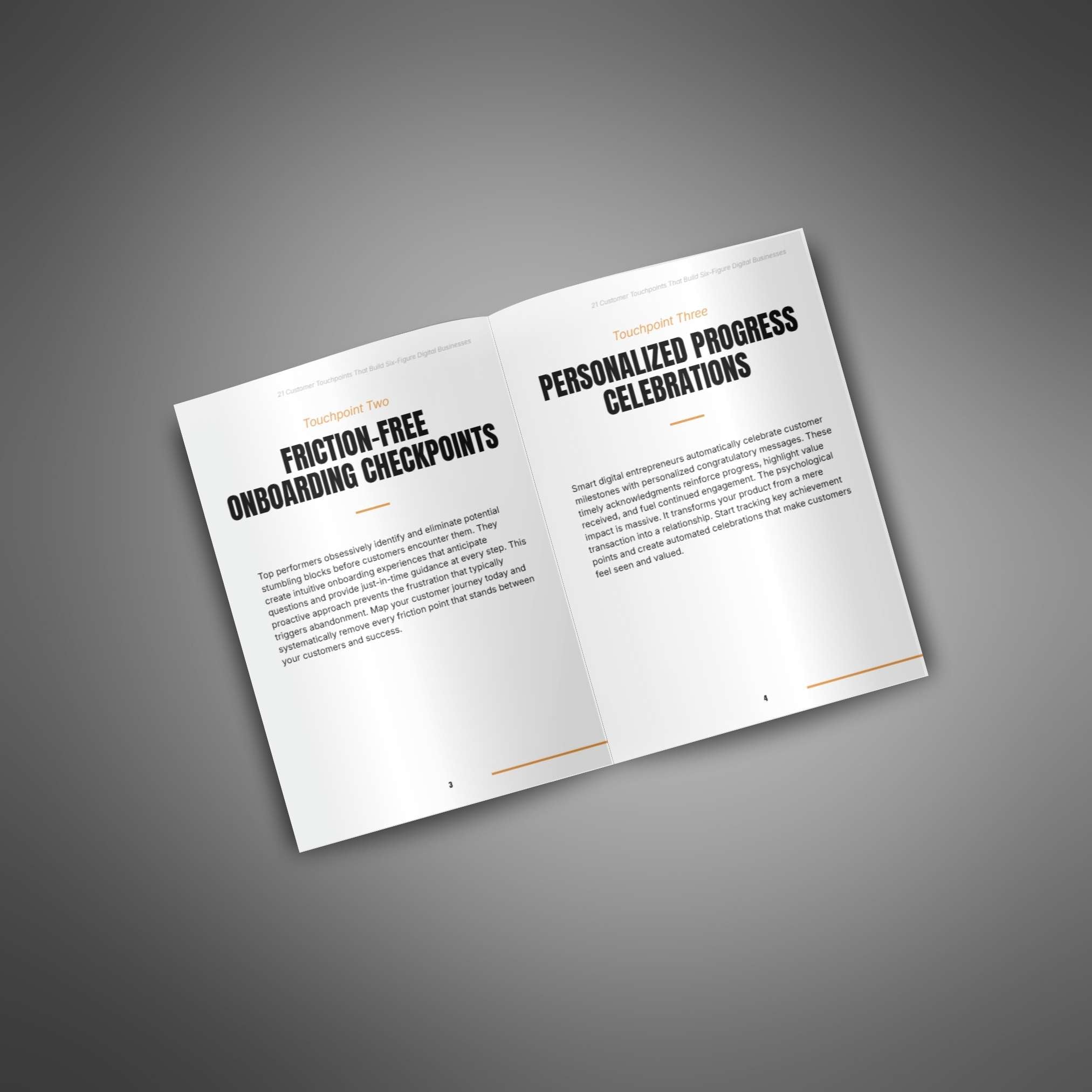 21 Customer Touchpoints That Build Six-Figure Digital Businesses