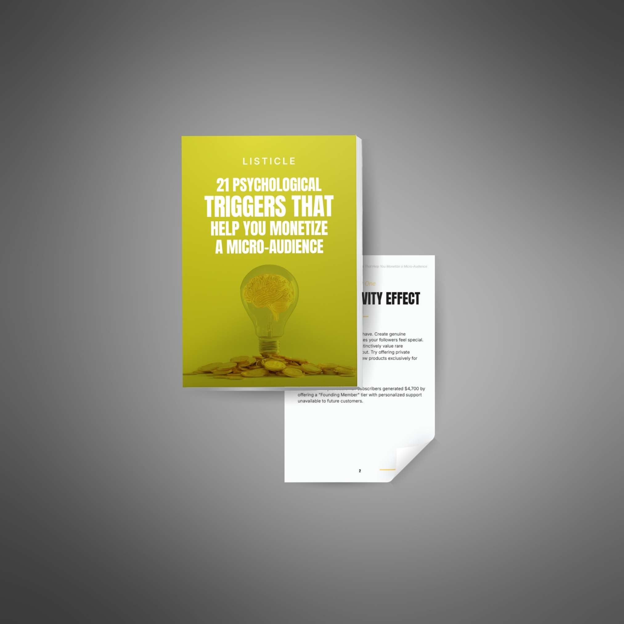 21 Psychological Triggers That Help You Monetize a Micro-Audience