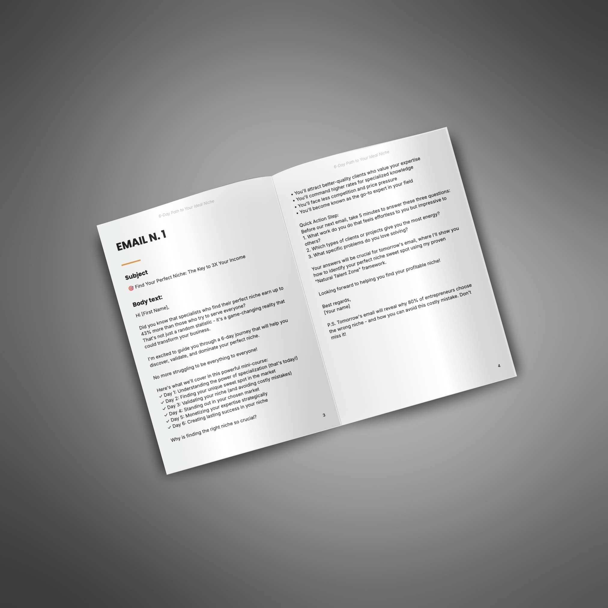 6-Day Path to Your Ideal Niche