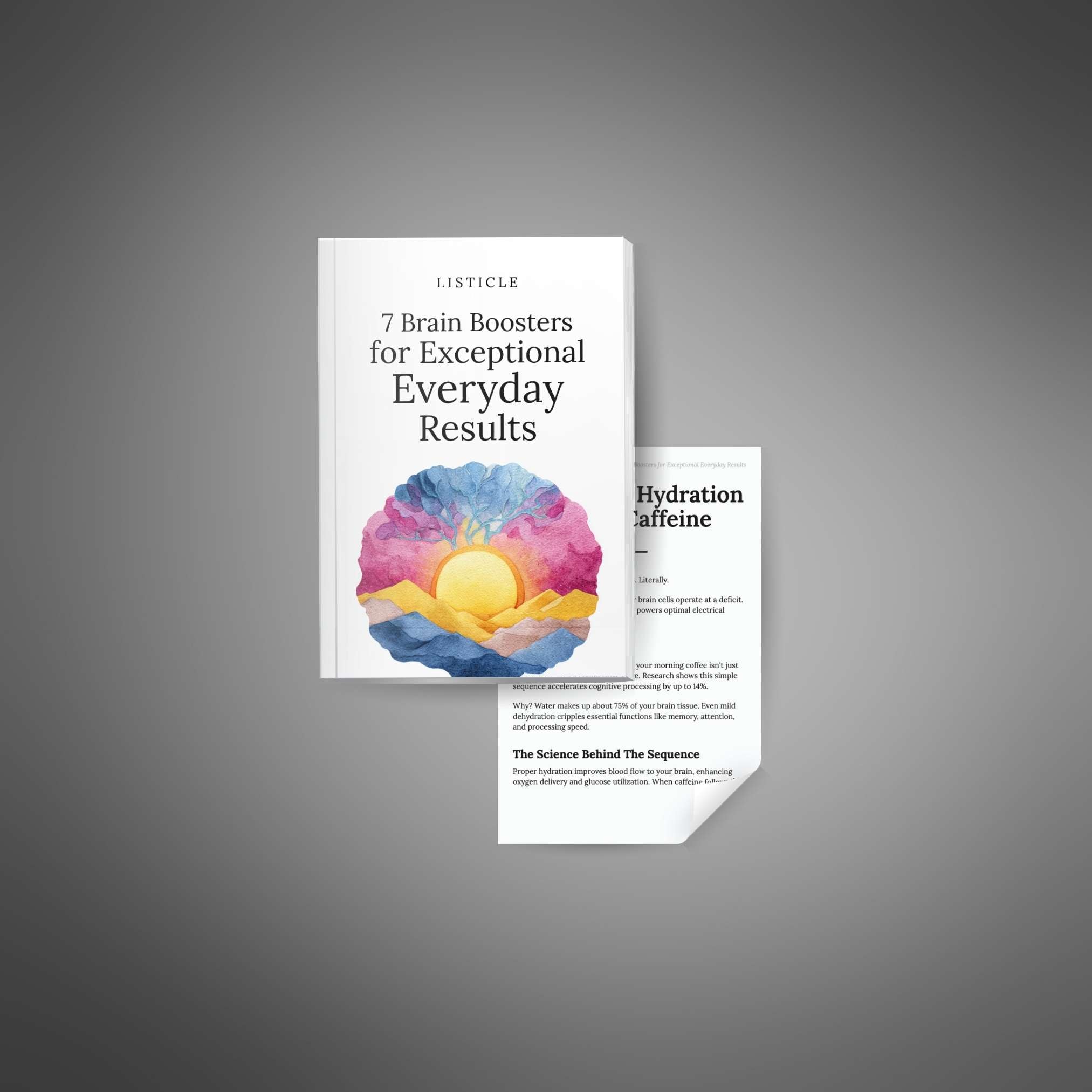 7 Brain Boosters for Exceptional Everyday Results