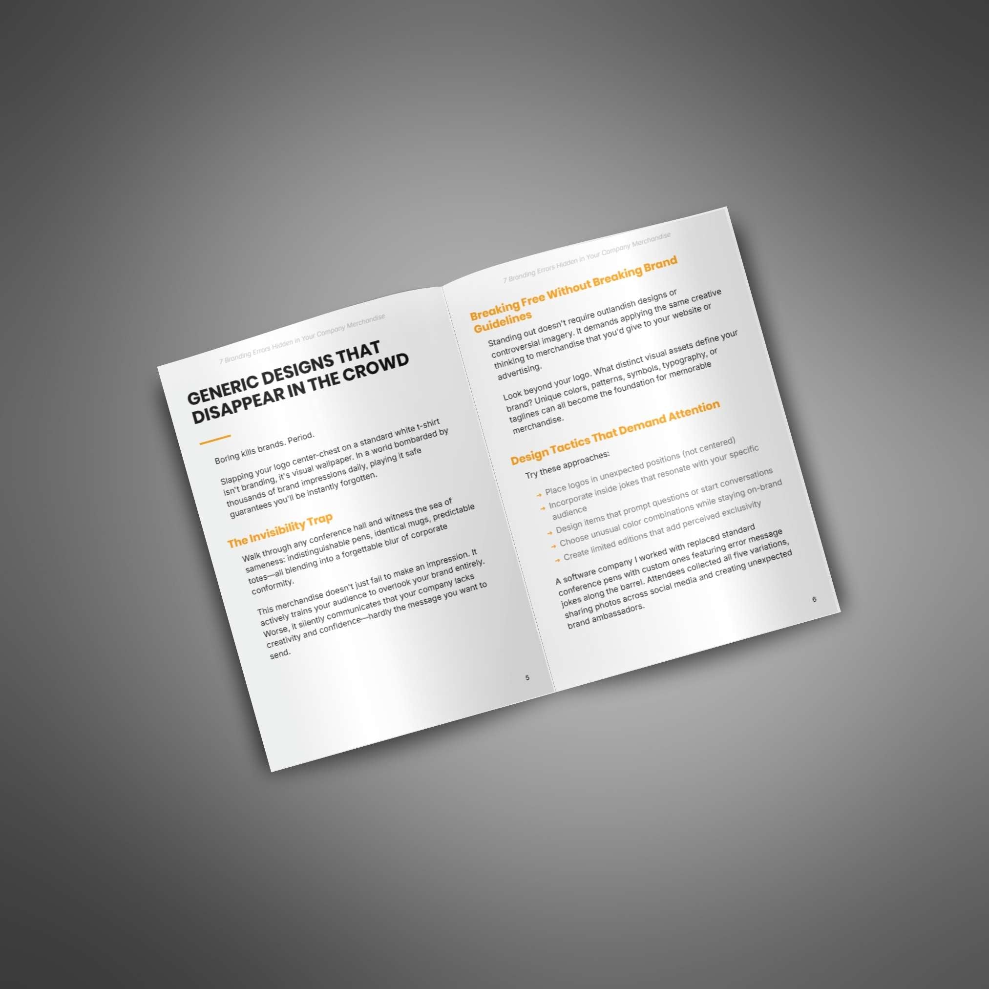 7 Branding Errors Hidden in Your Company Merchandise