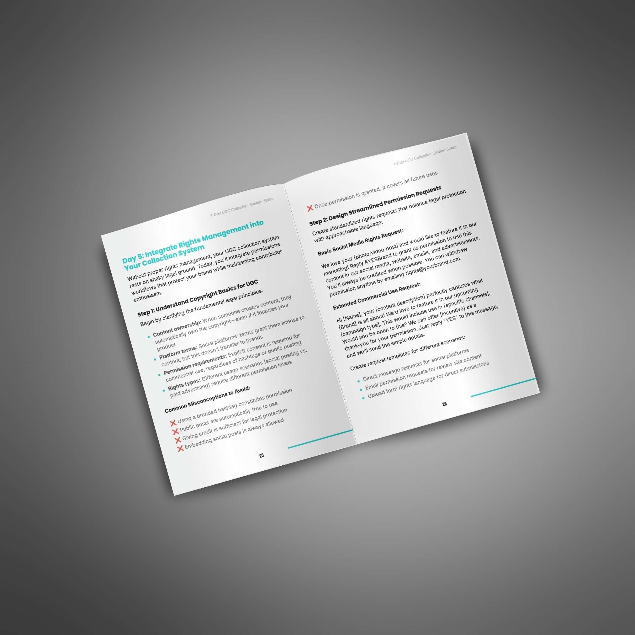 7-Day UGC Collection System Setup