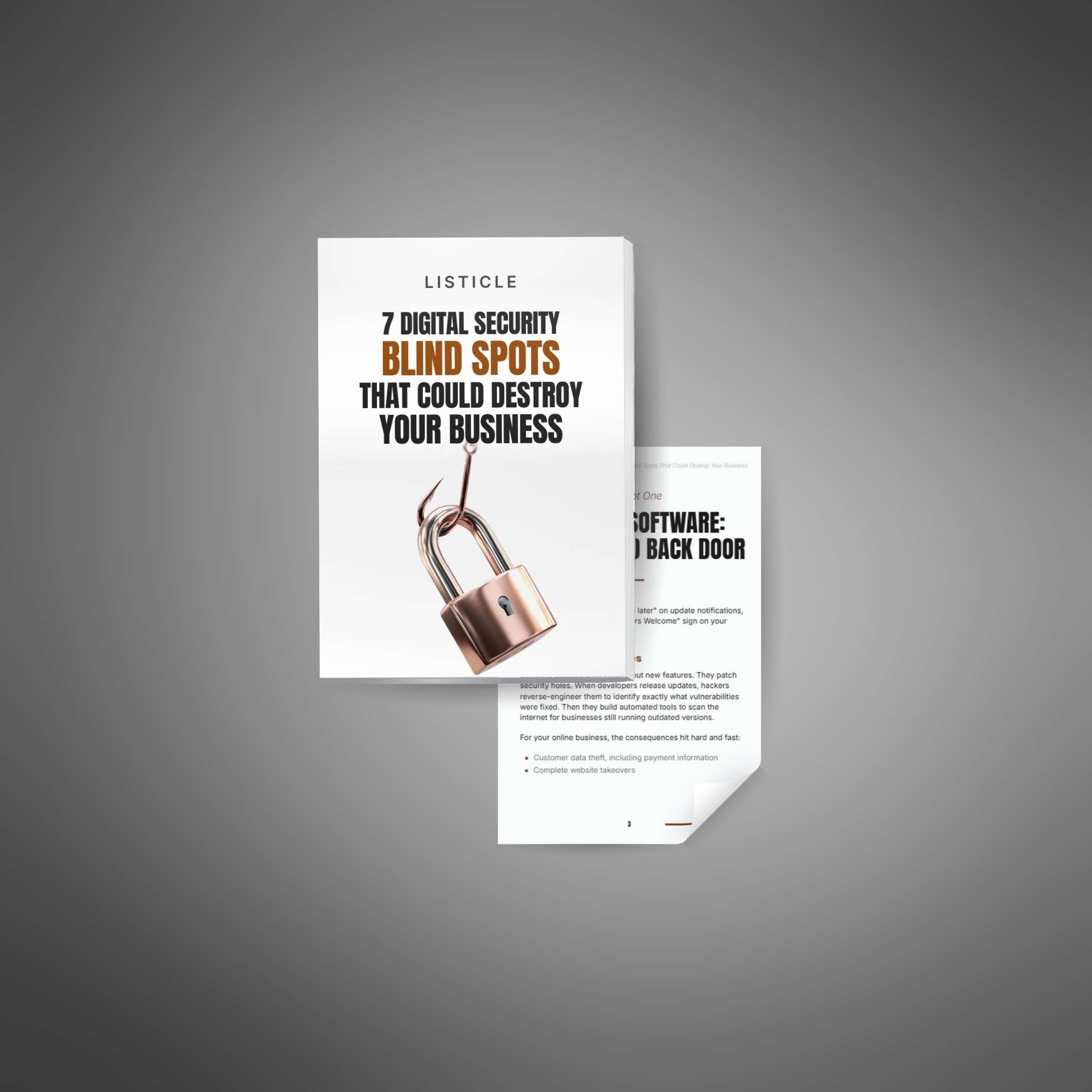 7 Digital Security Blind Spots That Could Destroy Your Business