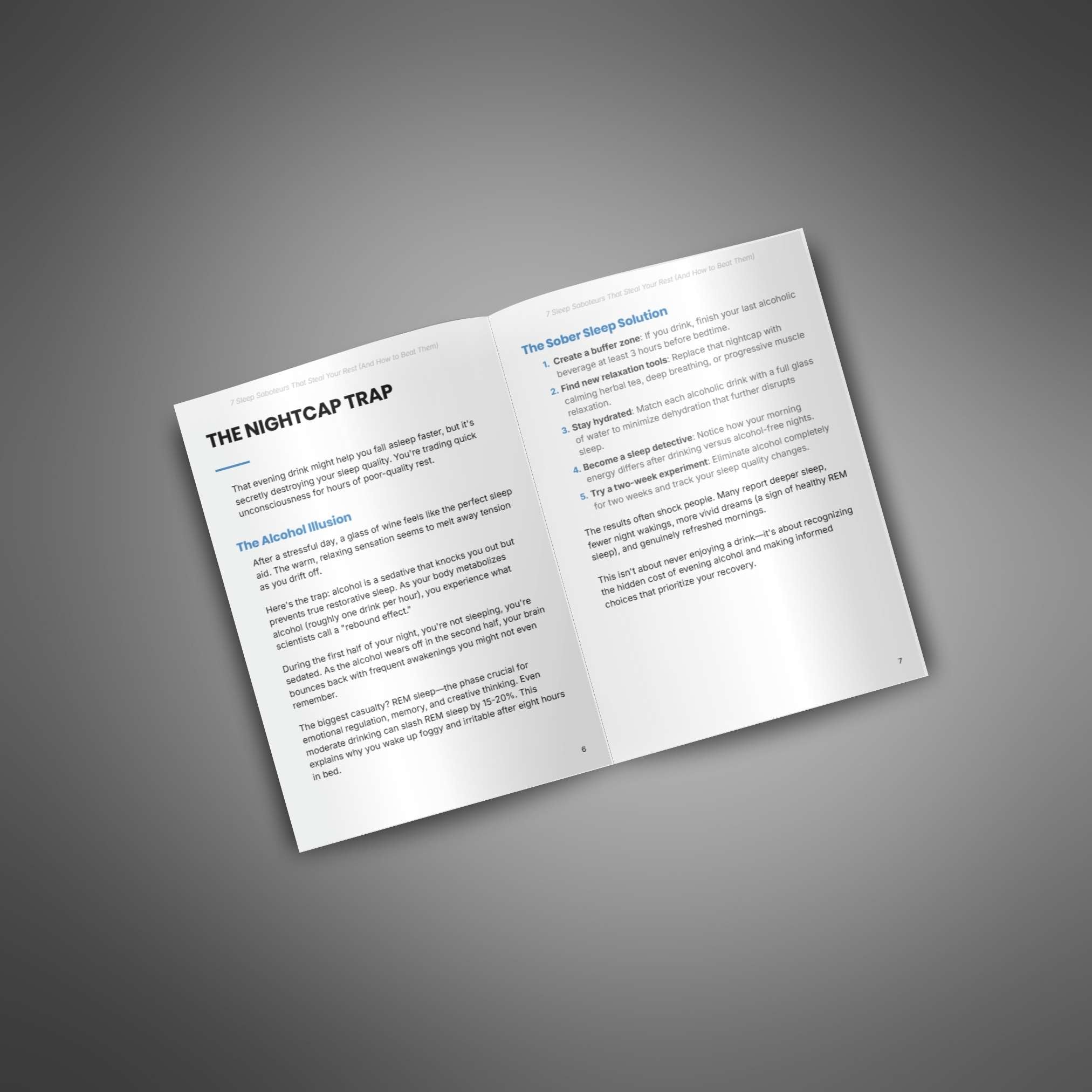 7 Sleep Saboteurs That Steal Your Rest