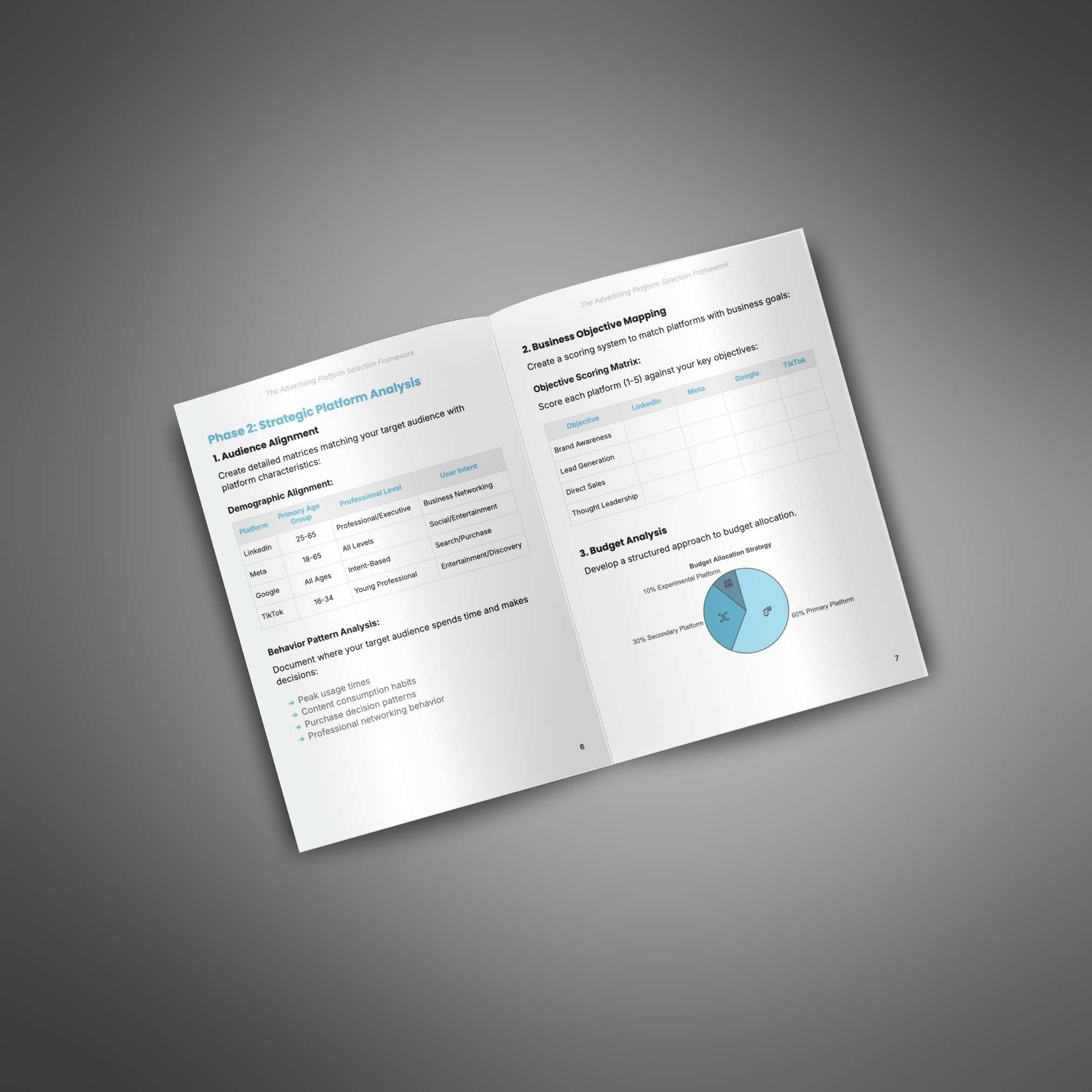 Ad Platform Selection Framework