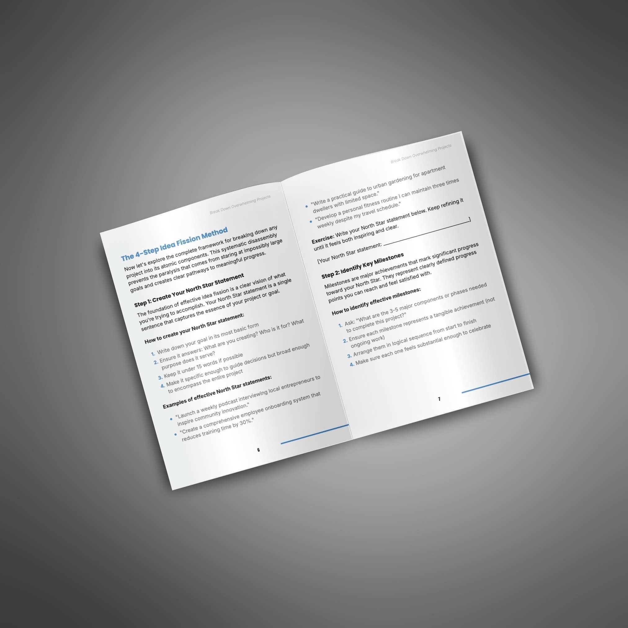 Break Down Overwhelming Projects