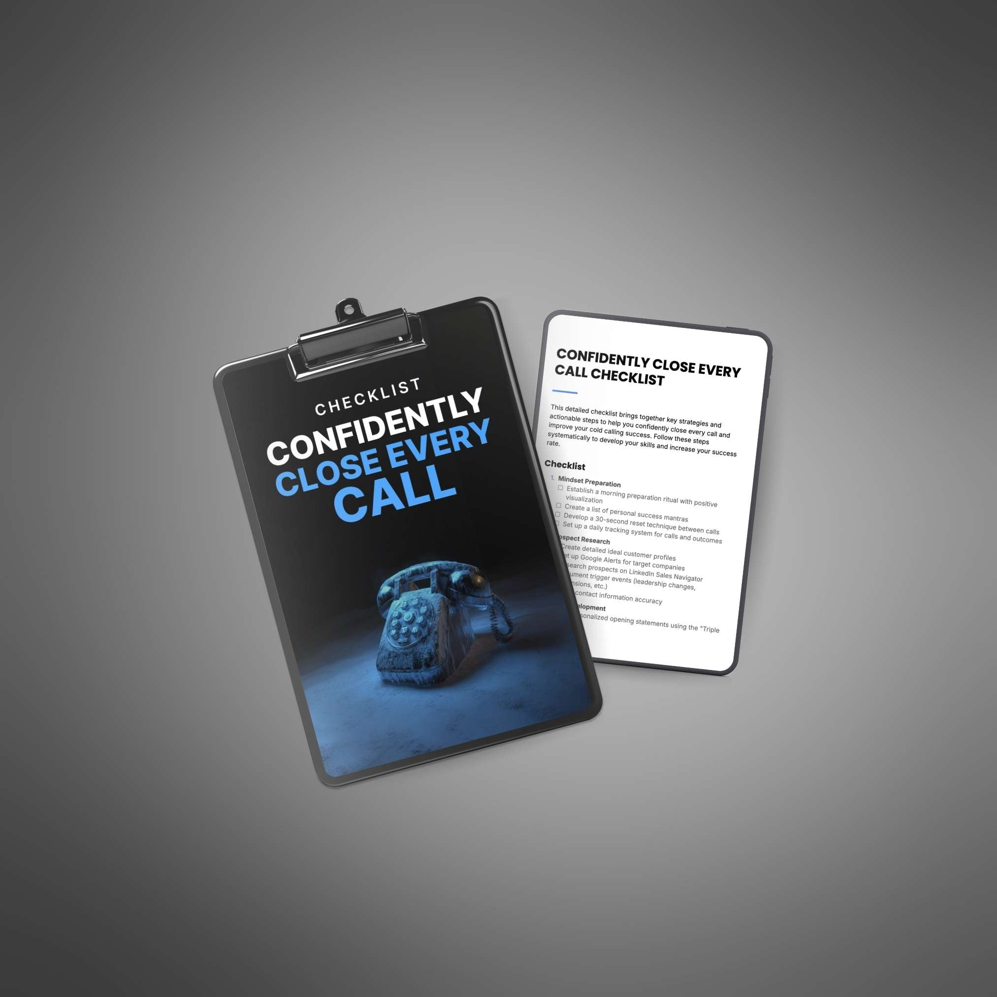 Confidently Close Every Call - Checklist