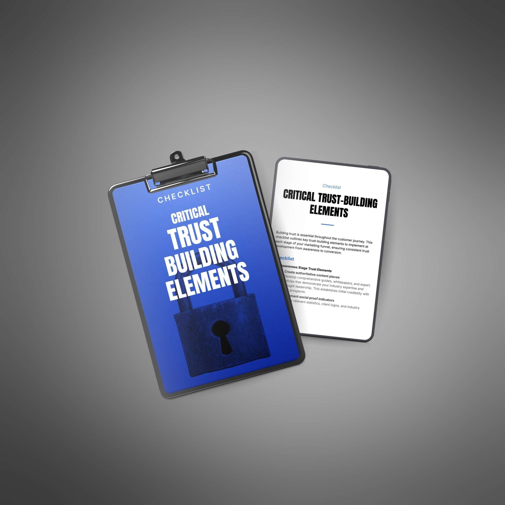 Critical Trust-Building Elements