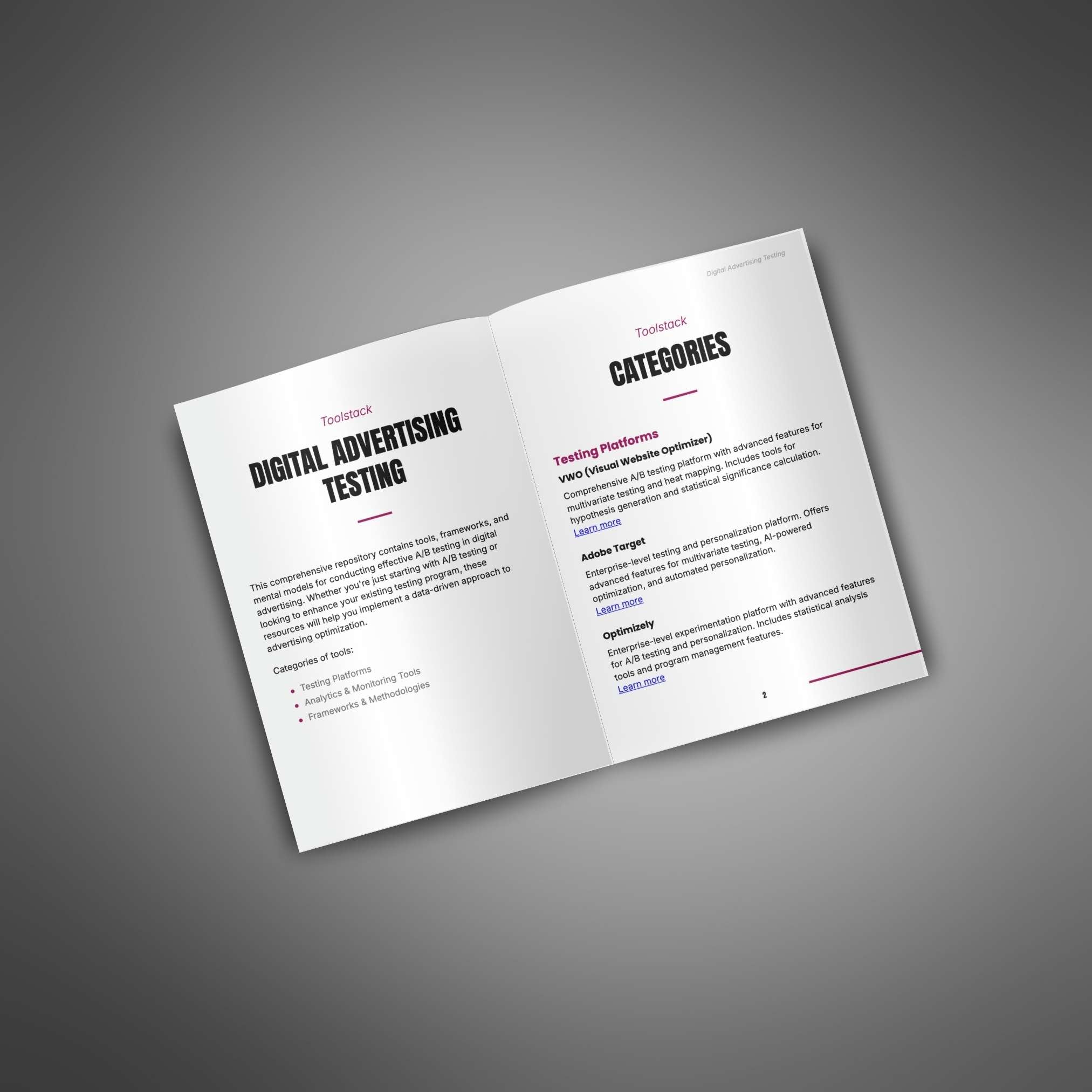 Digital Advertising Testing