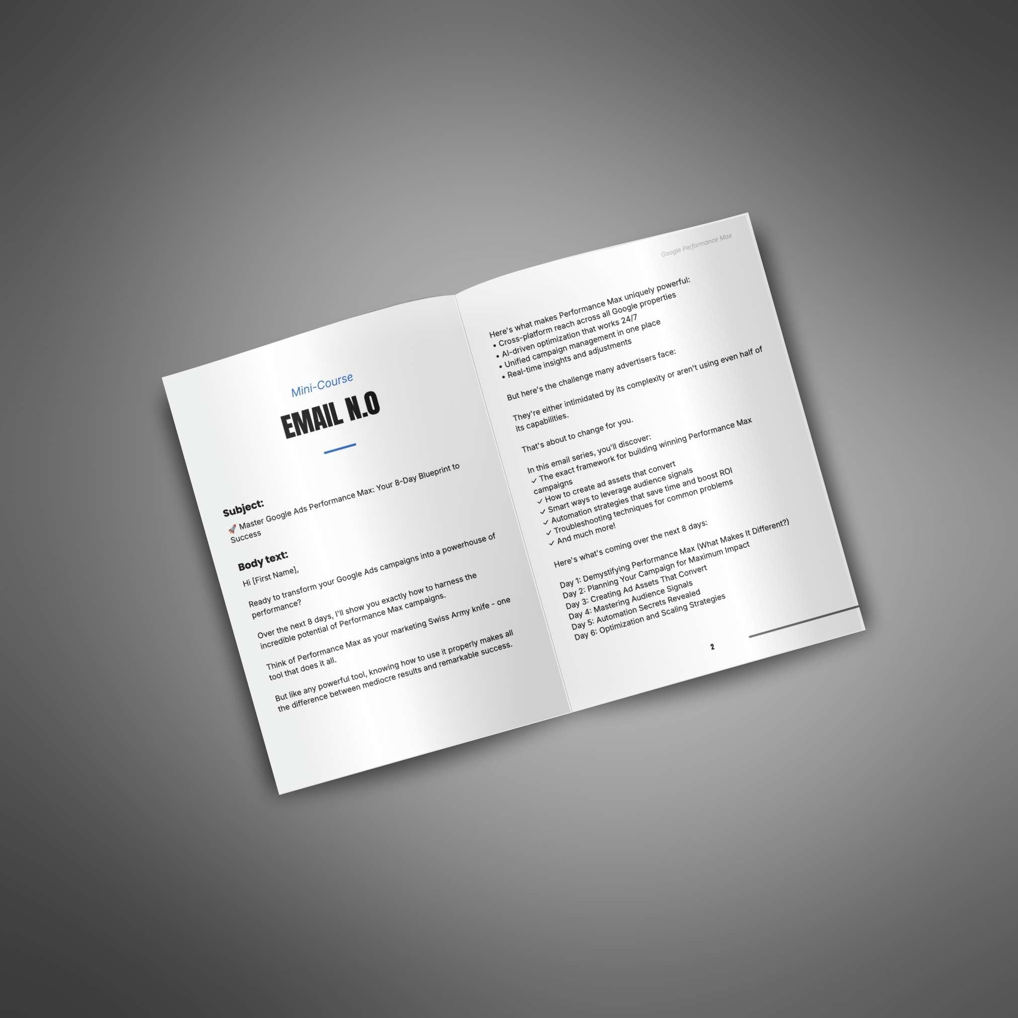 8 Days to Dominate Performance Max Campaigns