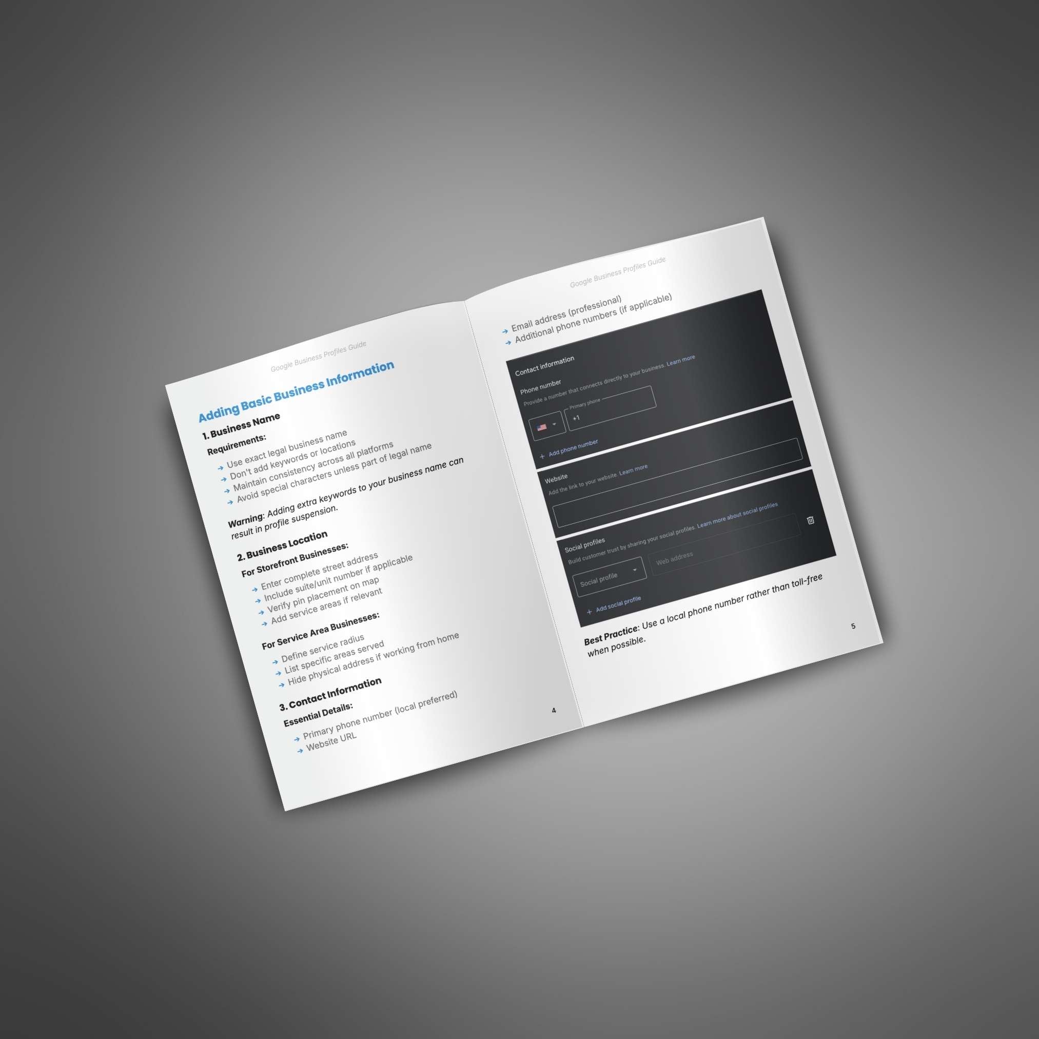 Google Business Profiles - Guide