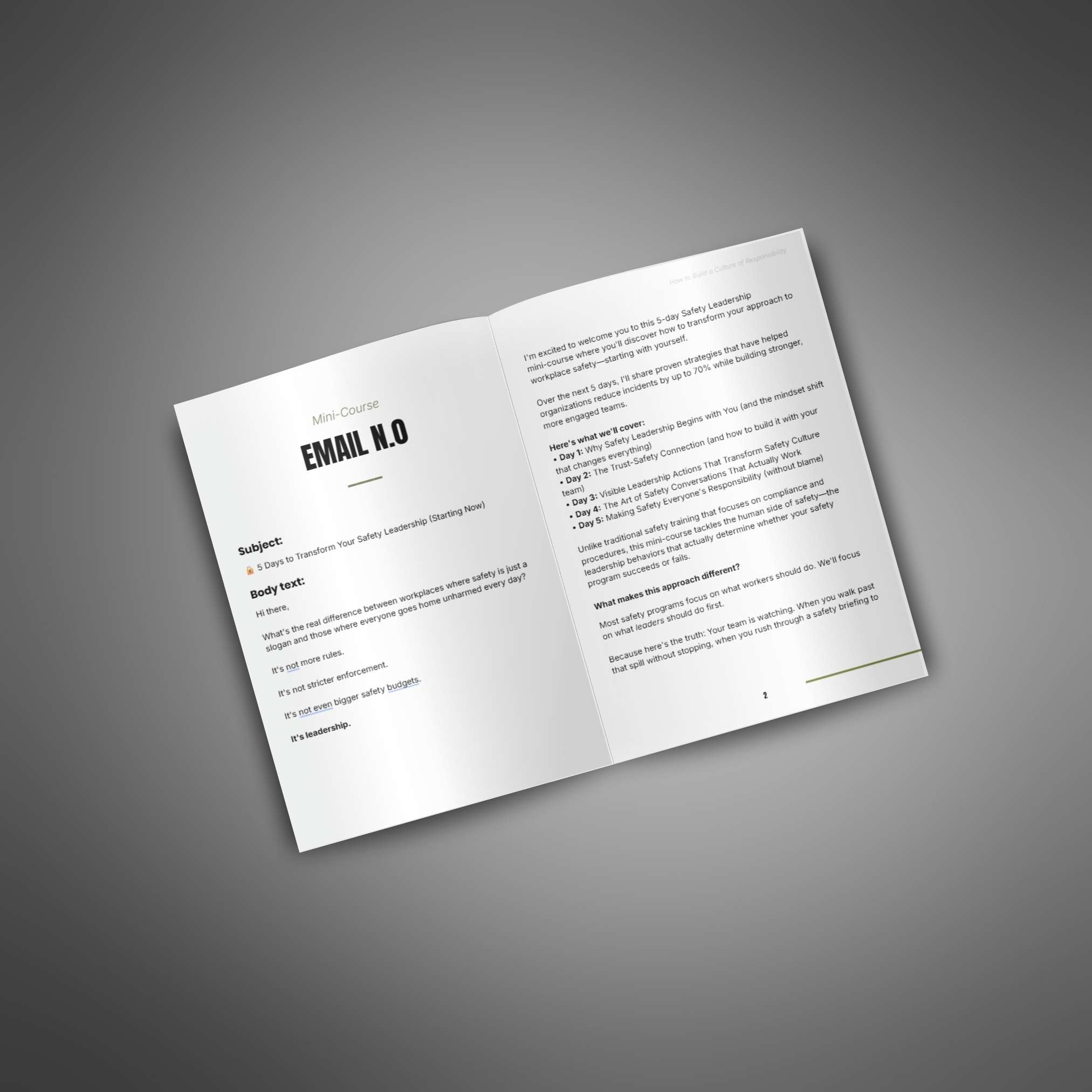 How to Build a Culture of Responsibility