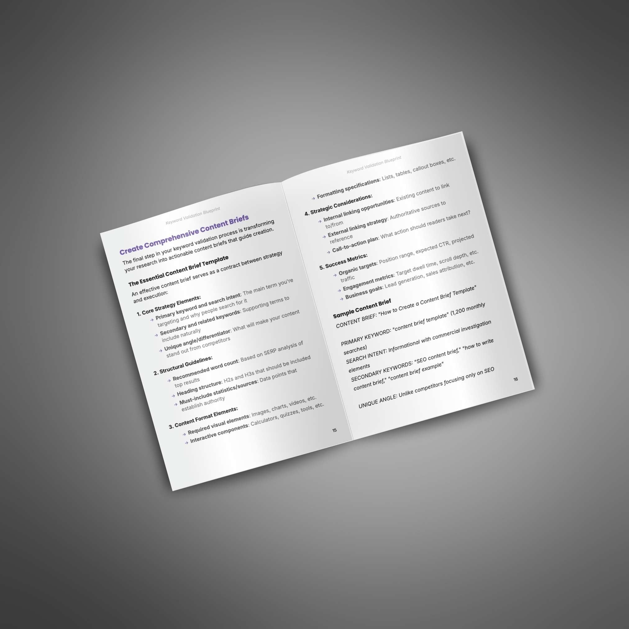 Keyword Validation Blueprint