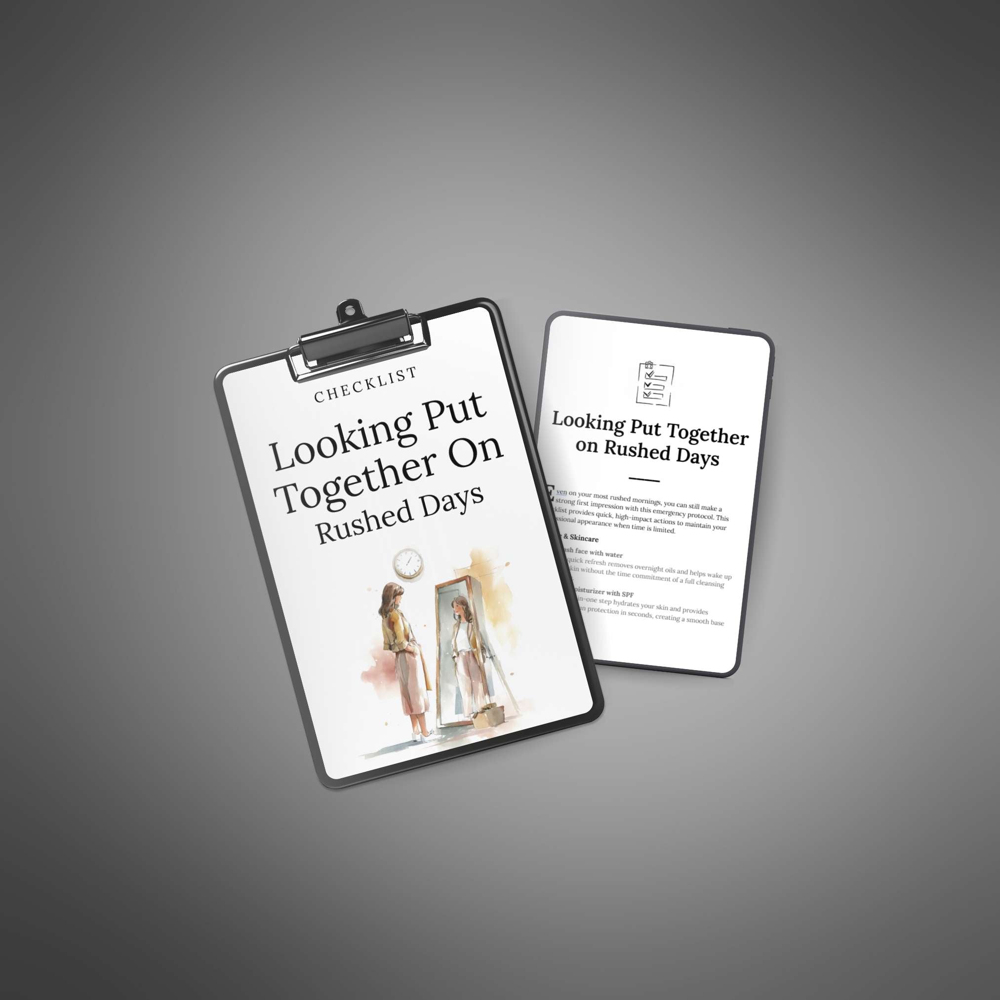 Looking Put Together on Rushed Days