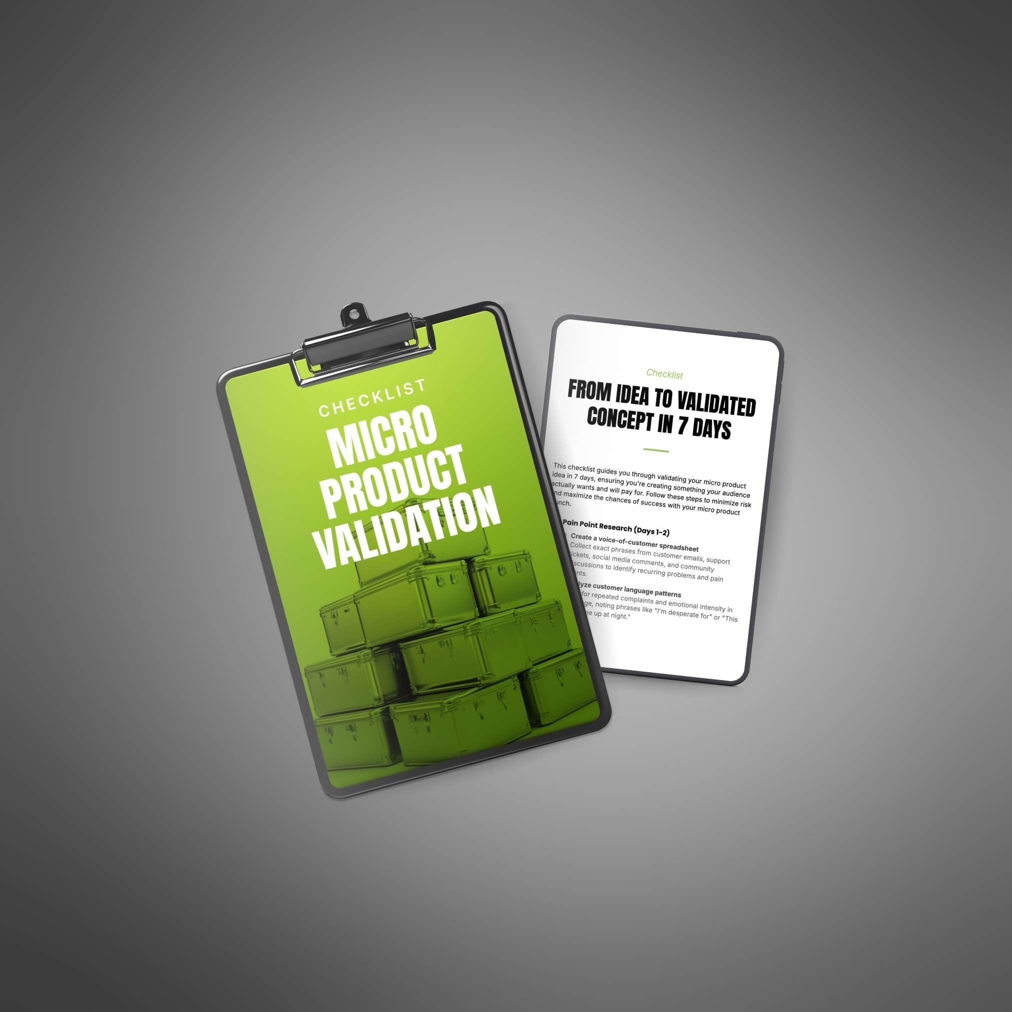 Micro Product Validation