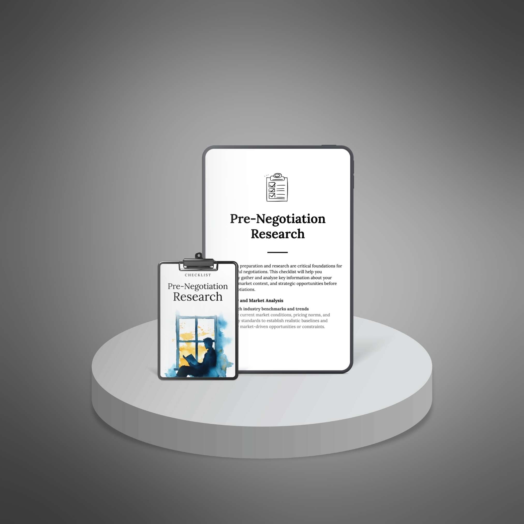 Pre-Negotiation Research