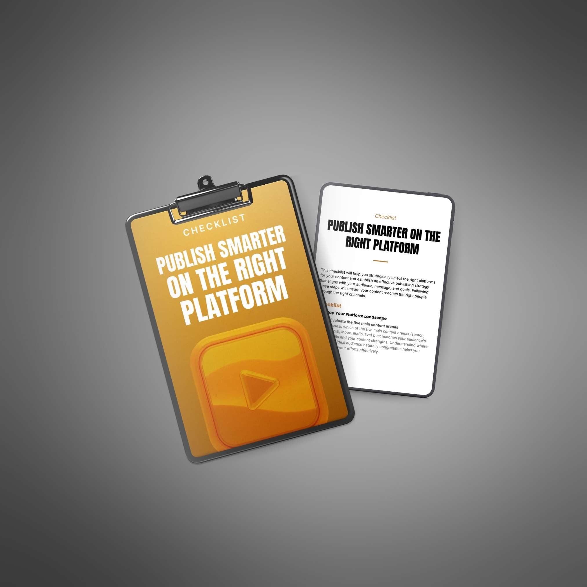 Publish Smarter on the Right Platform