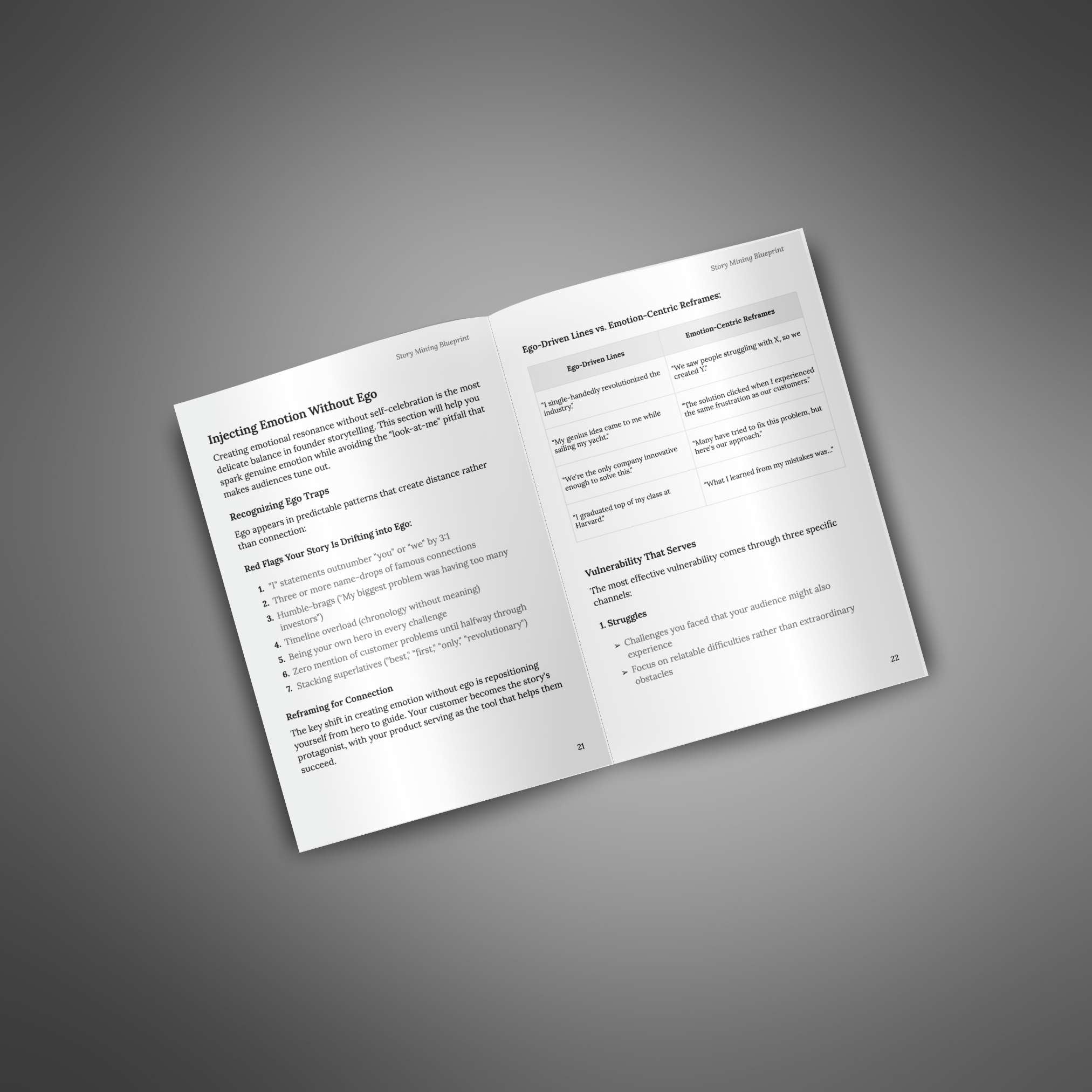 Story Mining Blueprint