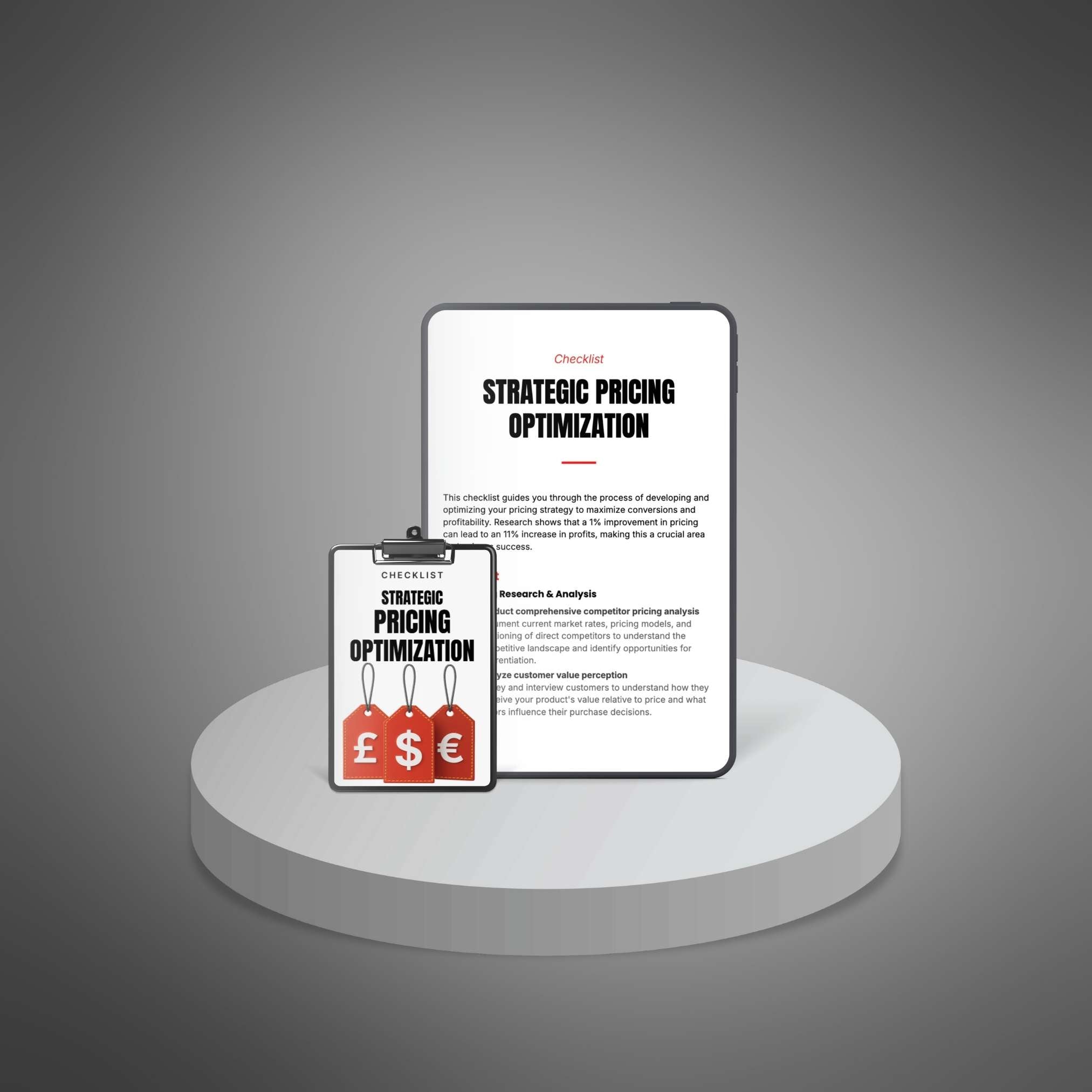 Strategic Pricing Optimization