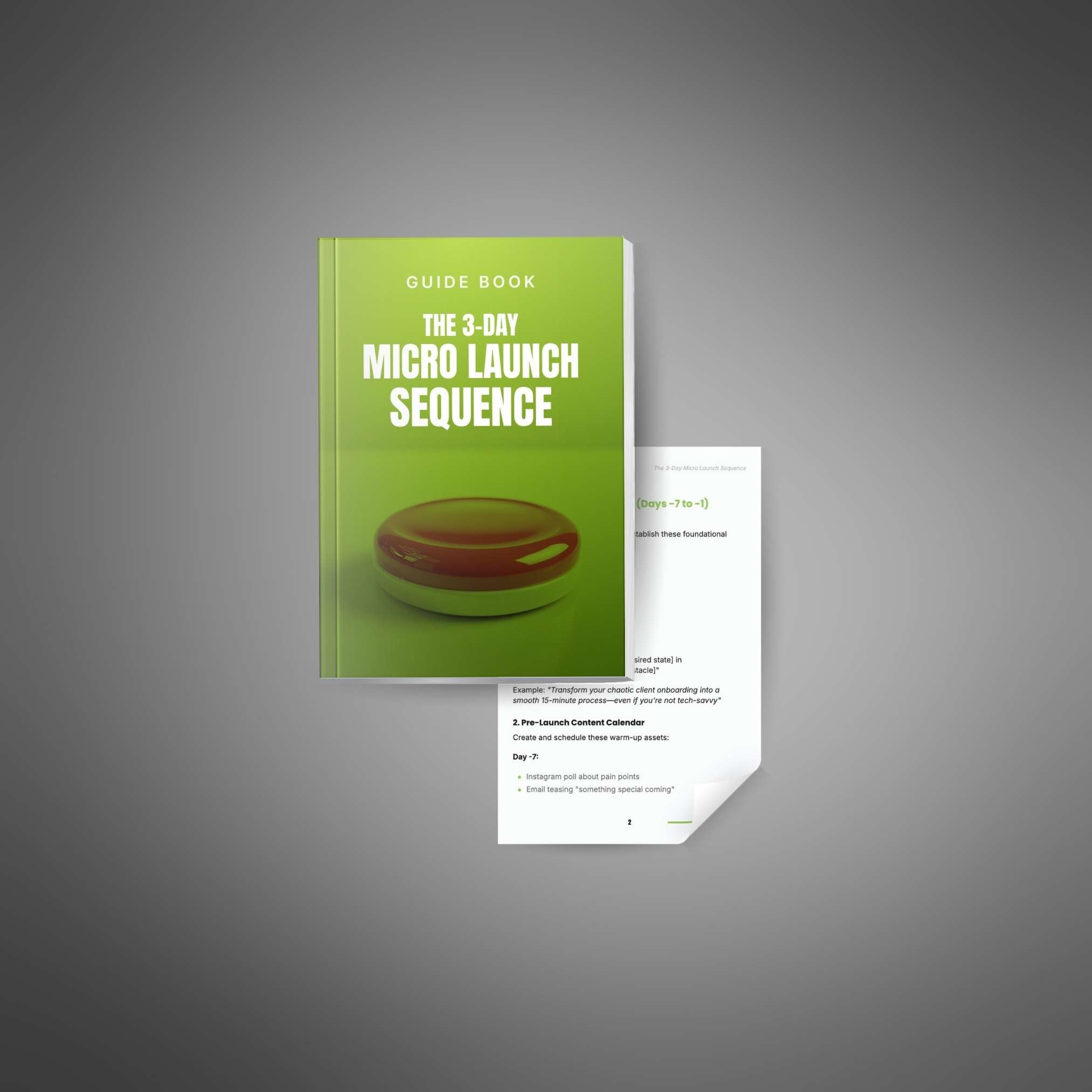 The 3-Day Micro Launch Sequence