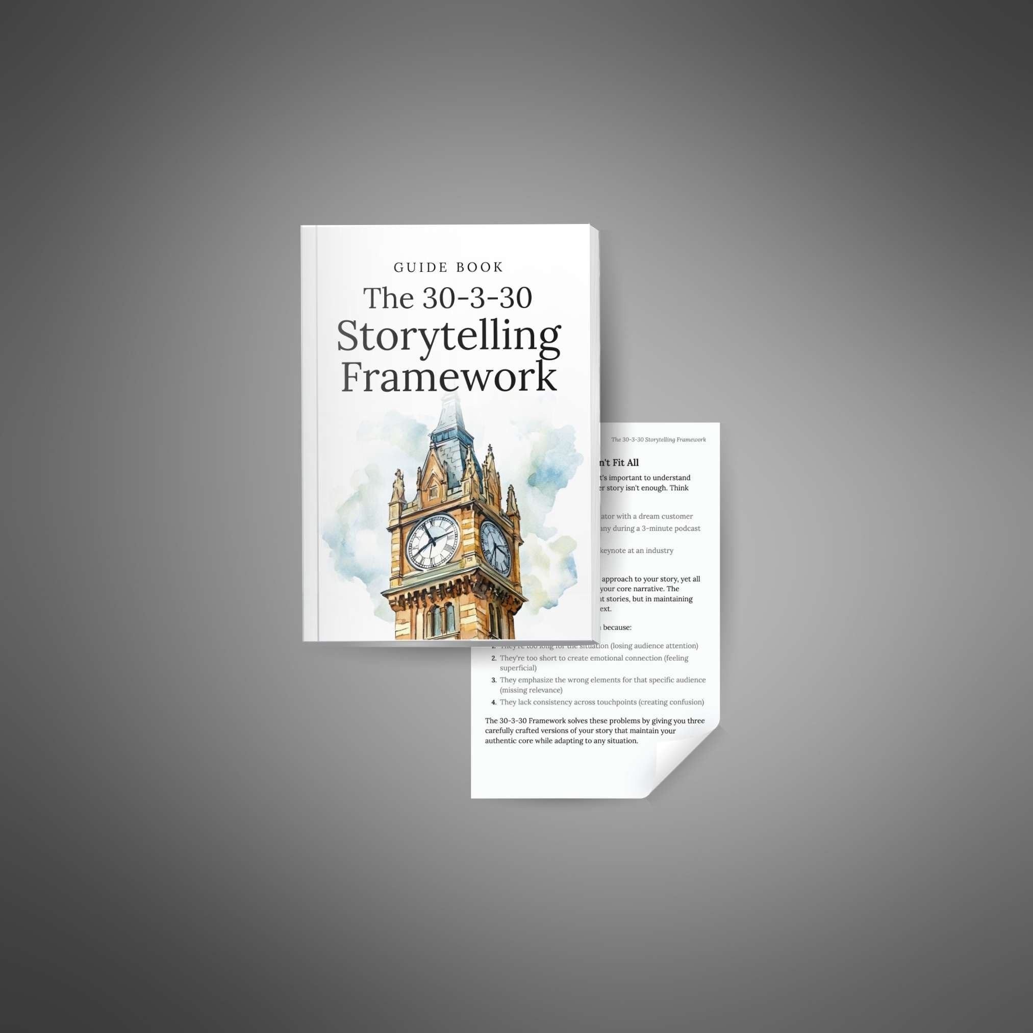 The 30-3-30 Storytelling Framework
