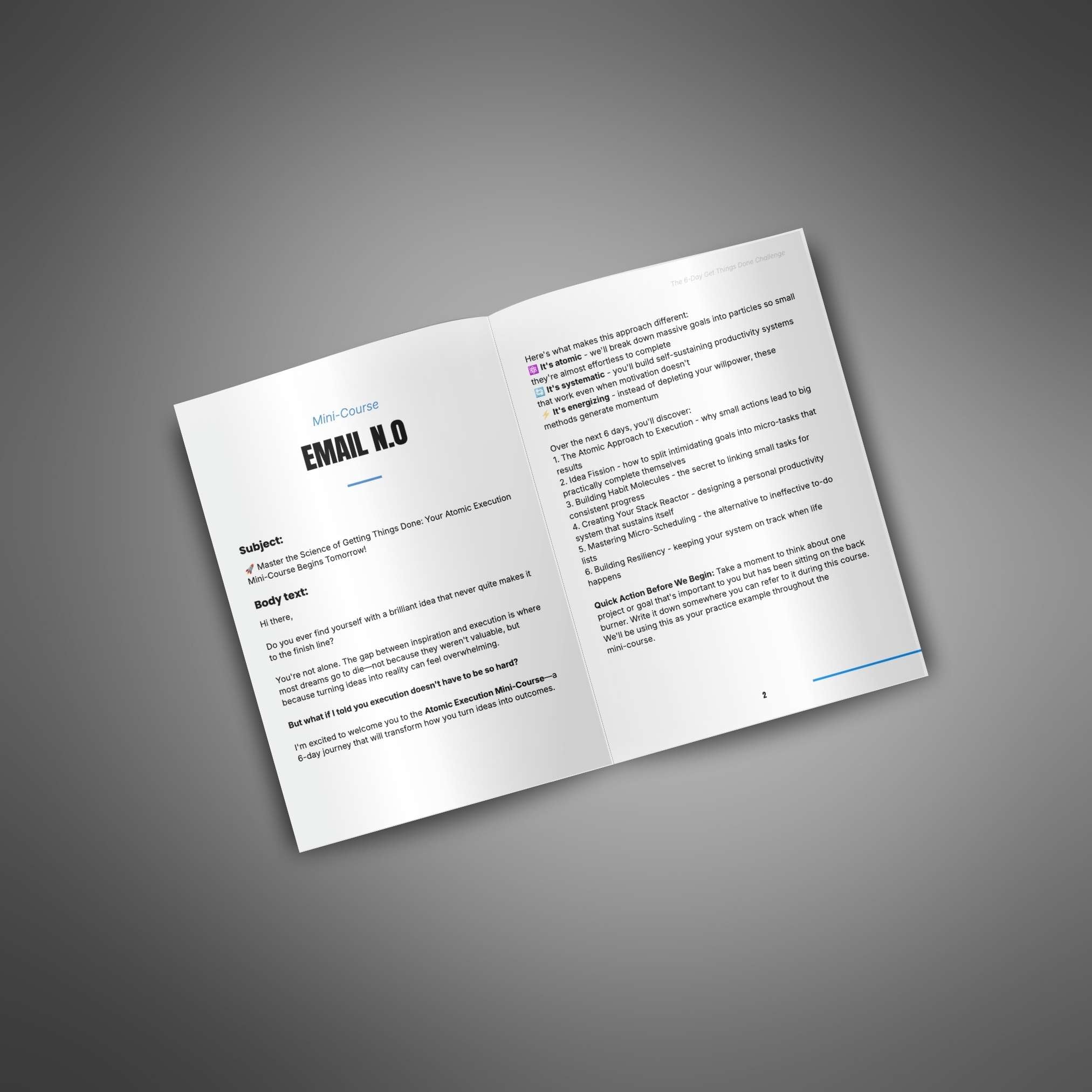 The 6-Day Get Things Done Challenge