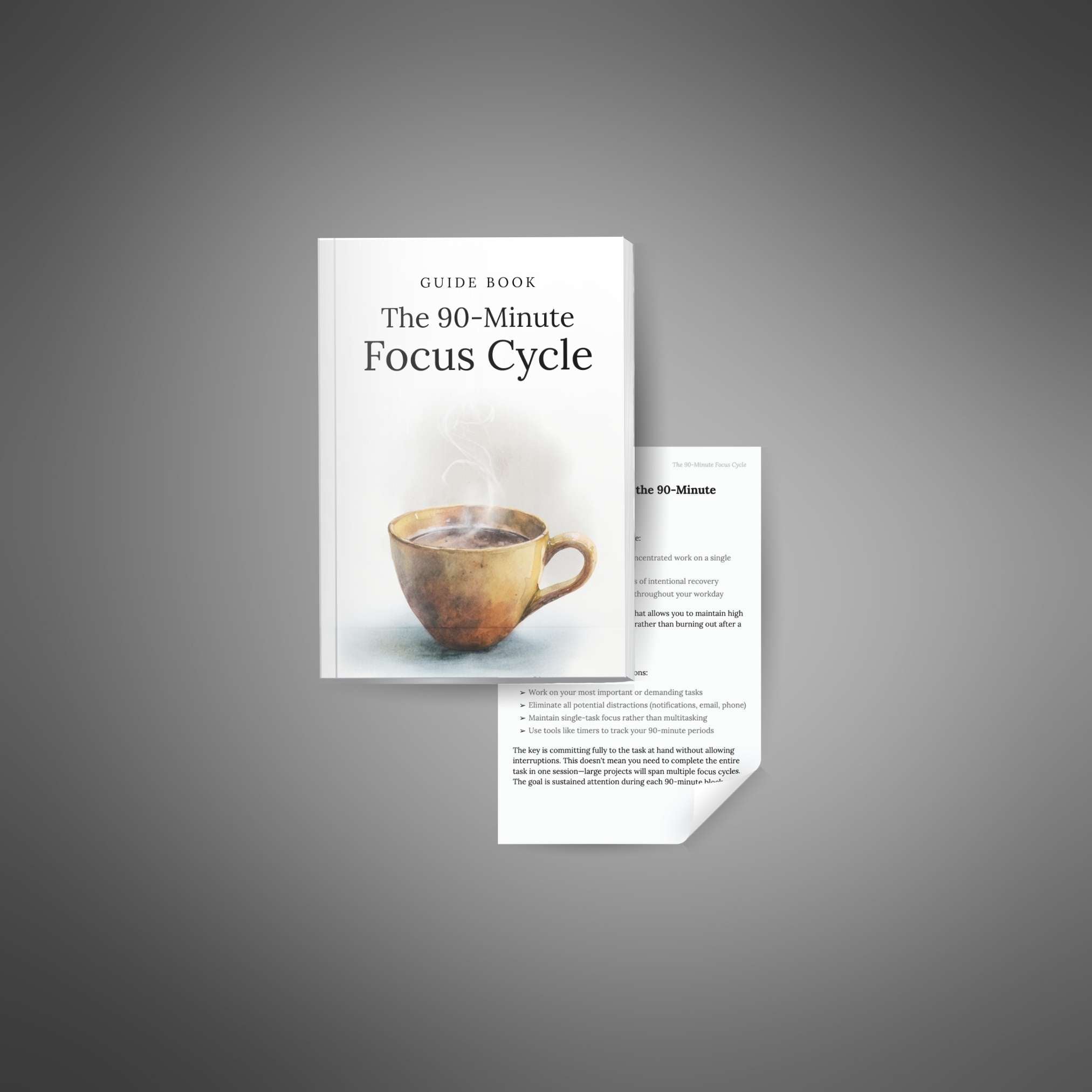 The 90-Minute Focus Cycle