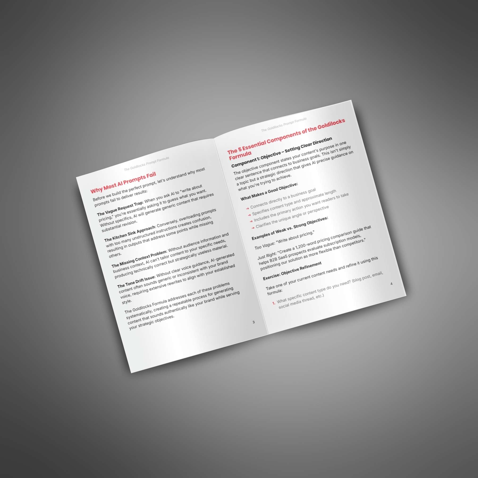 The Goldilocks Prompt Formula