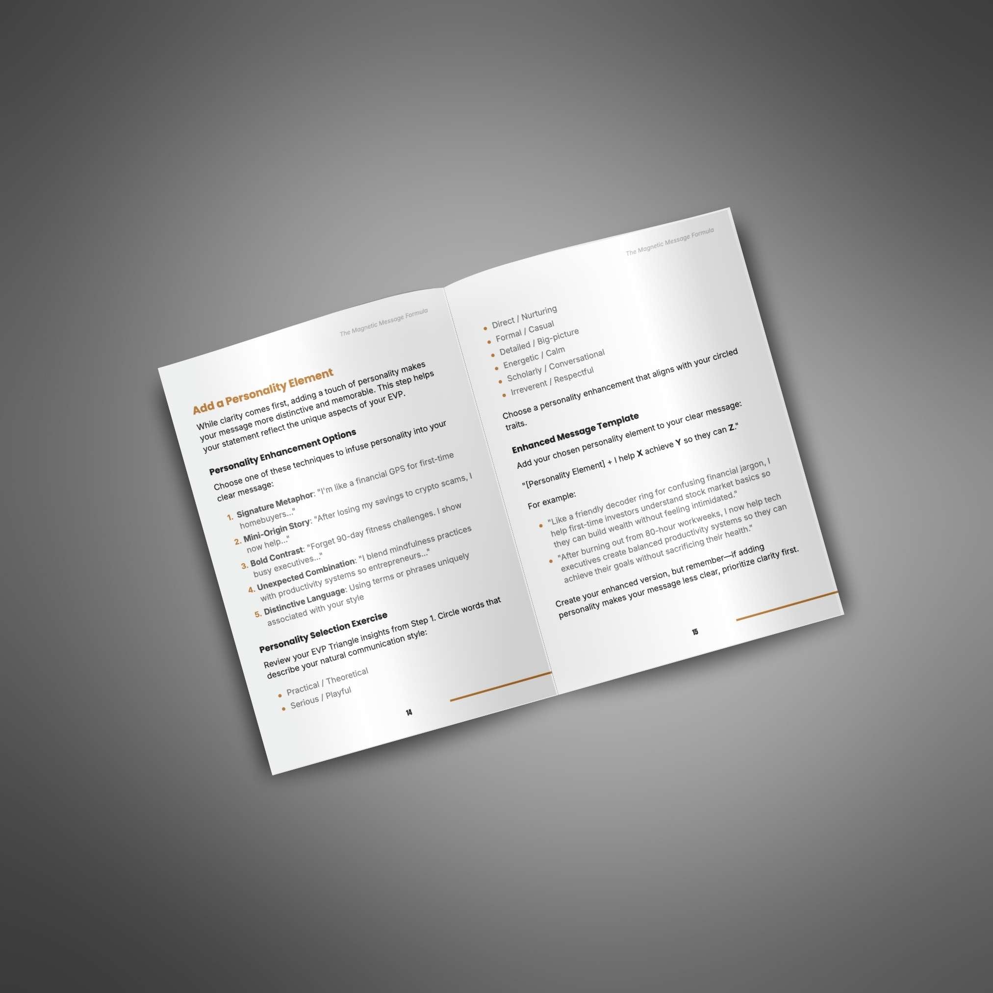 The Magnetic Message Formula