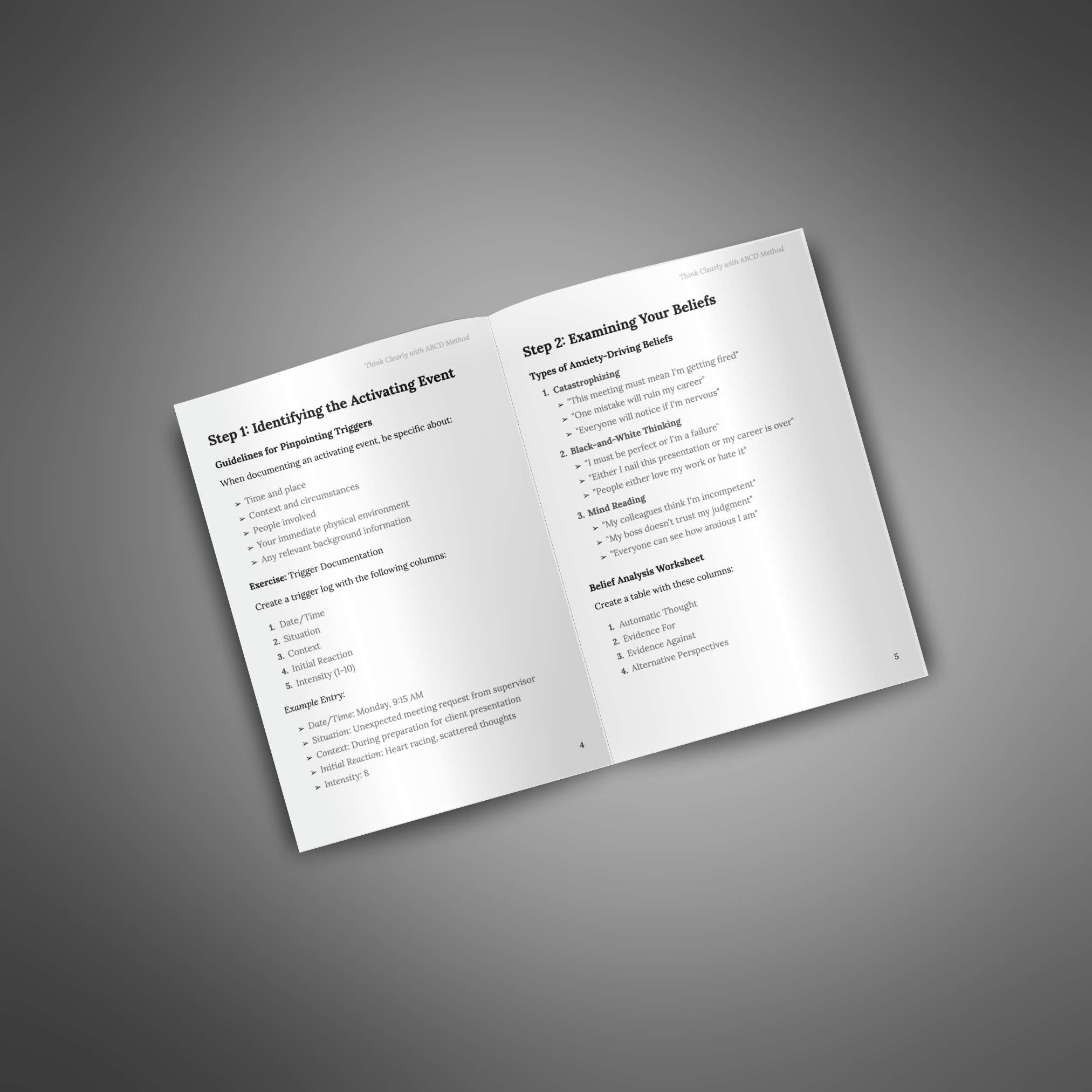 Think Clearly with ABCD Method