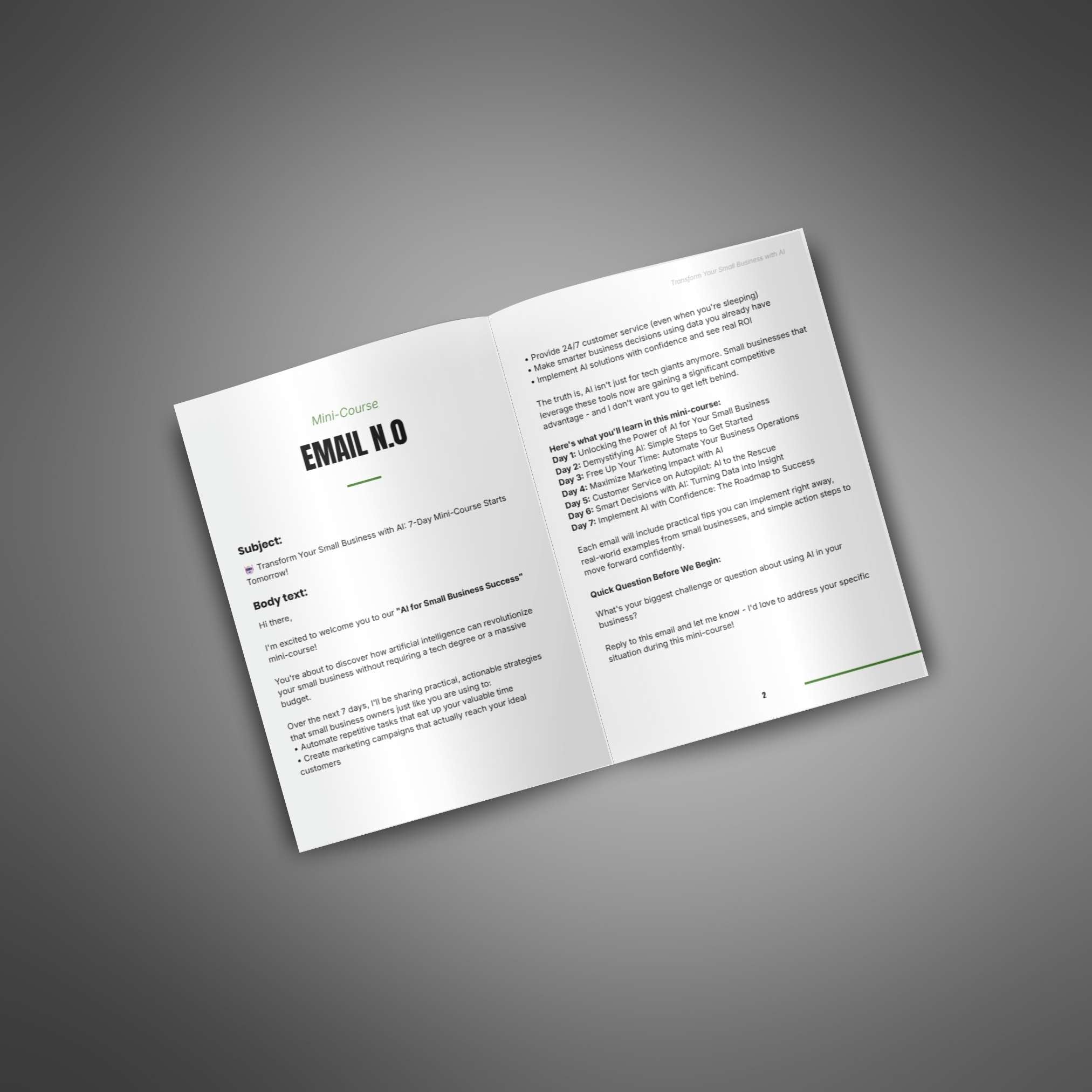 Transform Your Small Business with AI