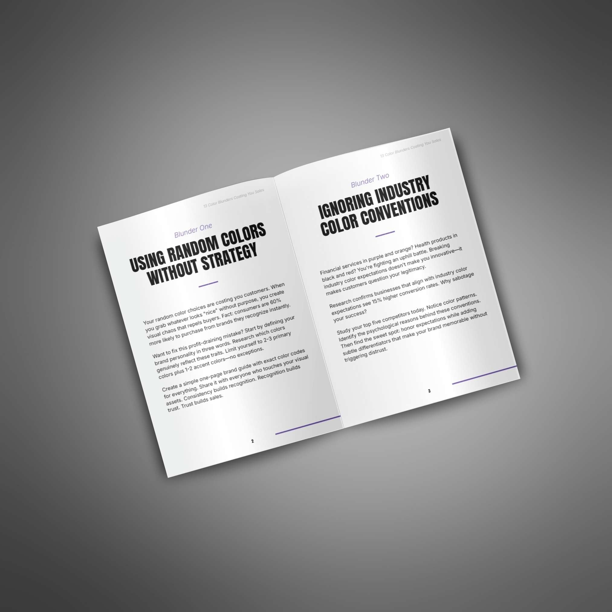 13 Color Blunders Costing You Sales