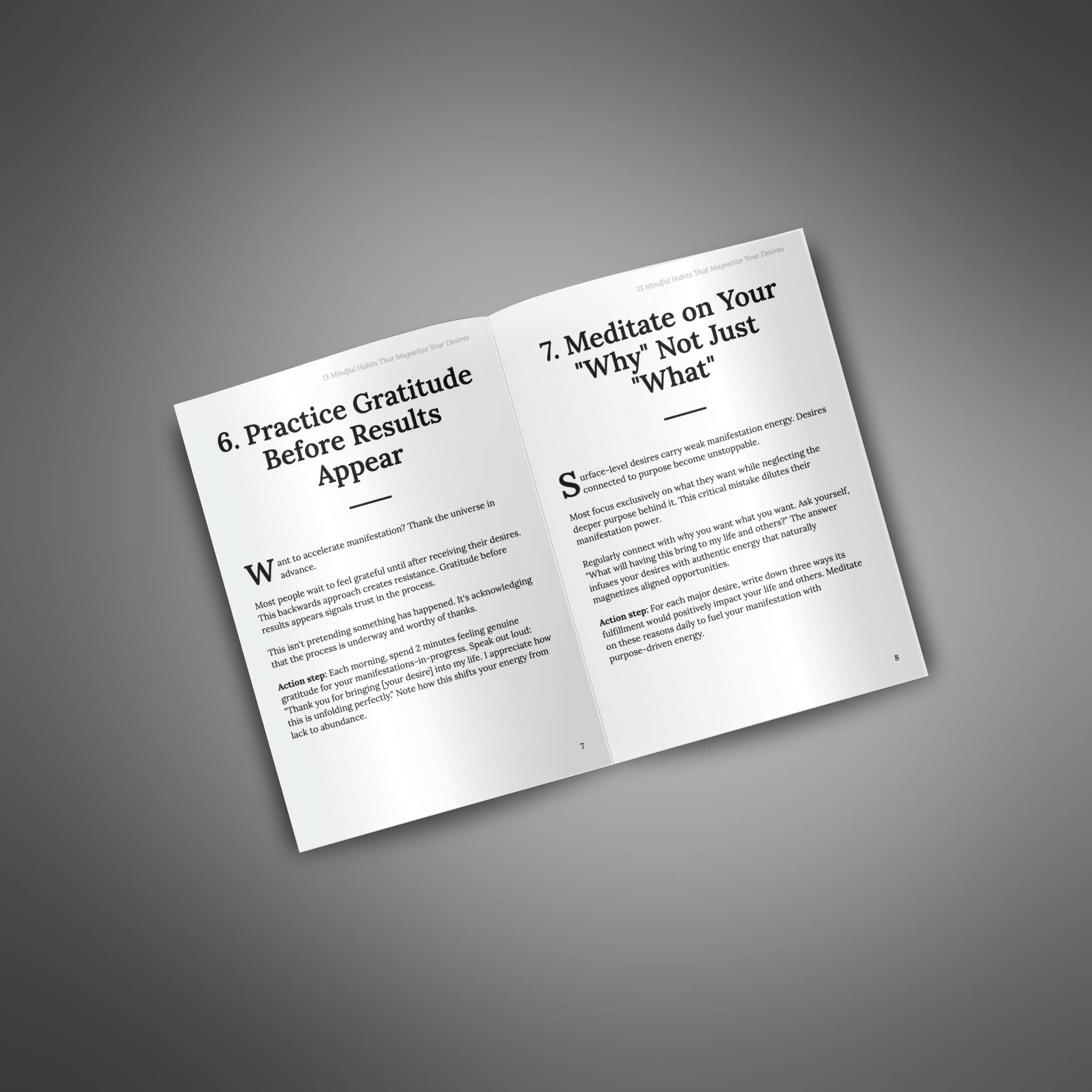 13 Mindful Habits That Magnetize Your Desires