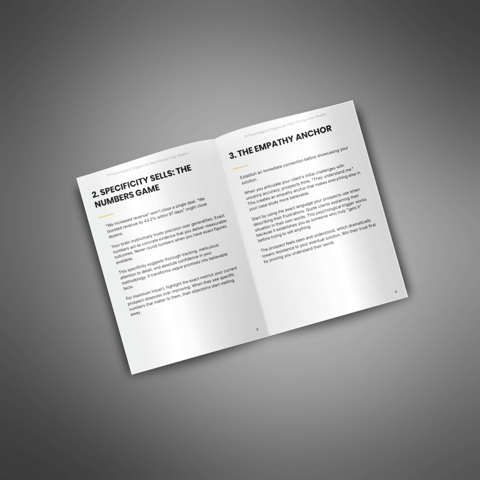 13 Psychological Triggers for Deal-Closing Case Studies