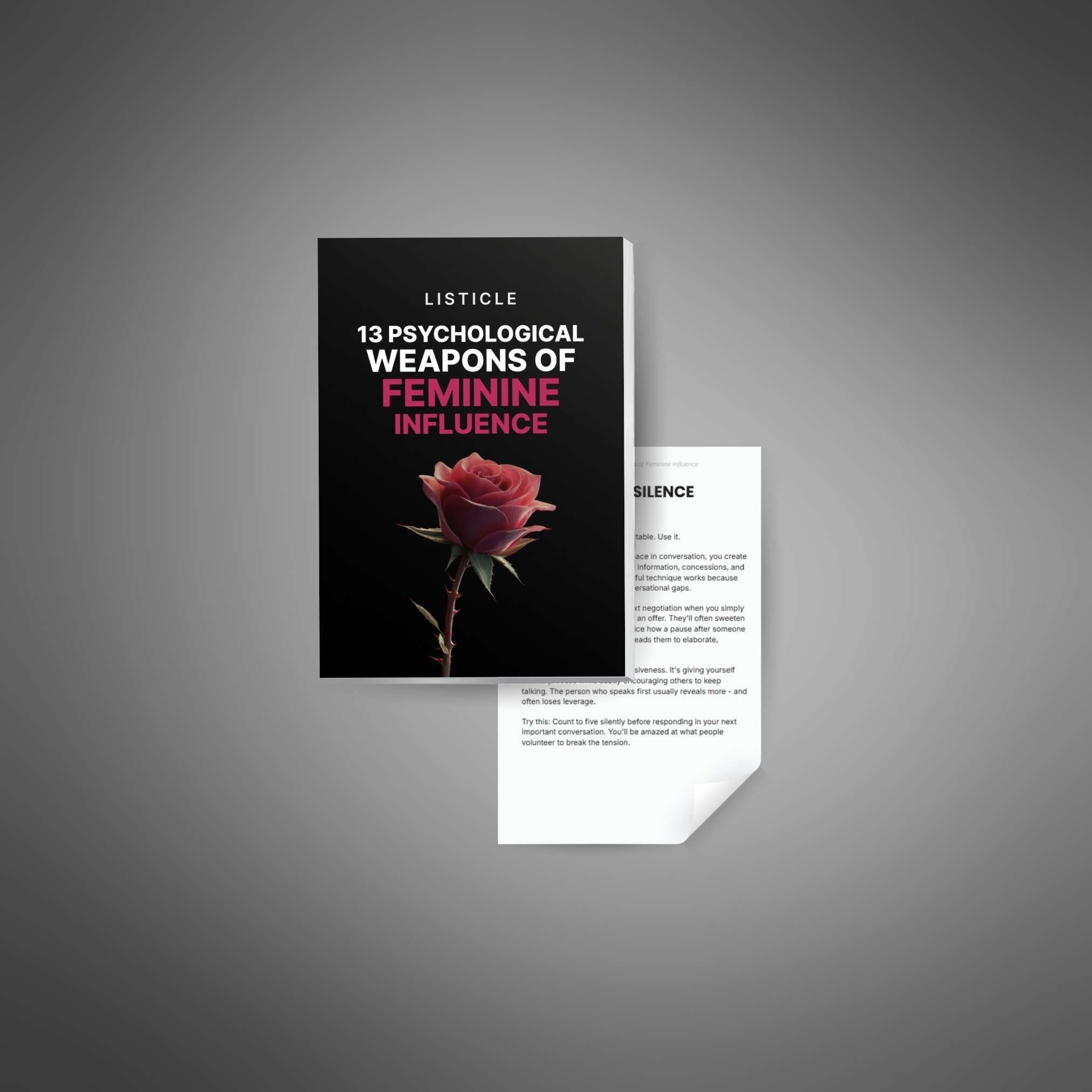 13 Psychological Weapons of Feminine Influence