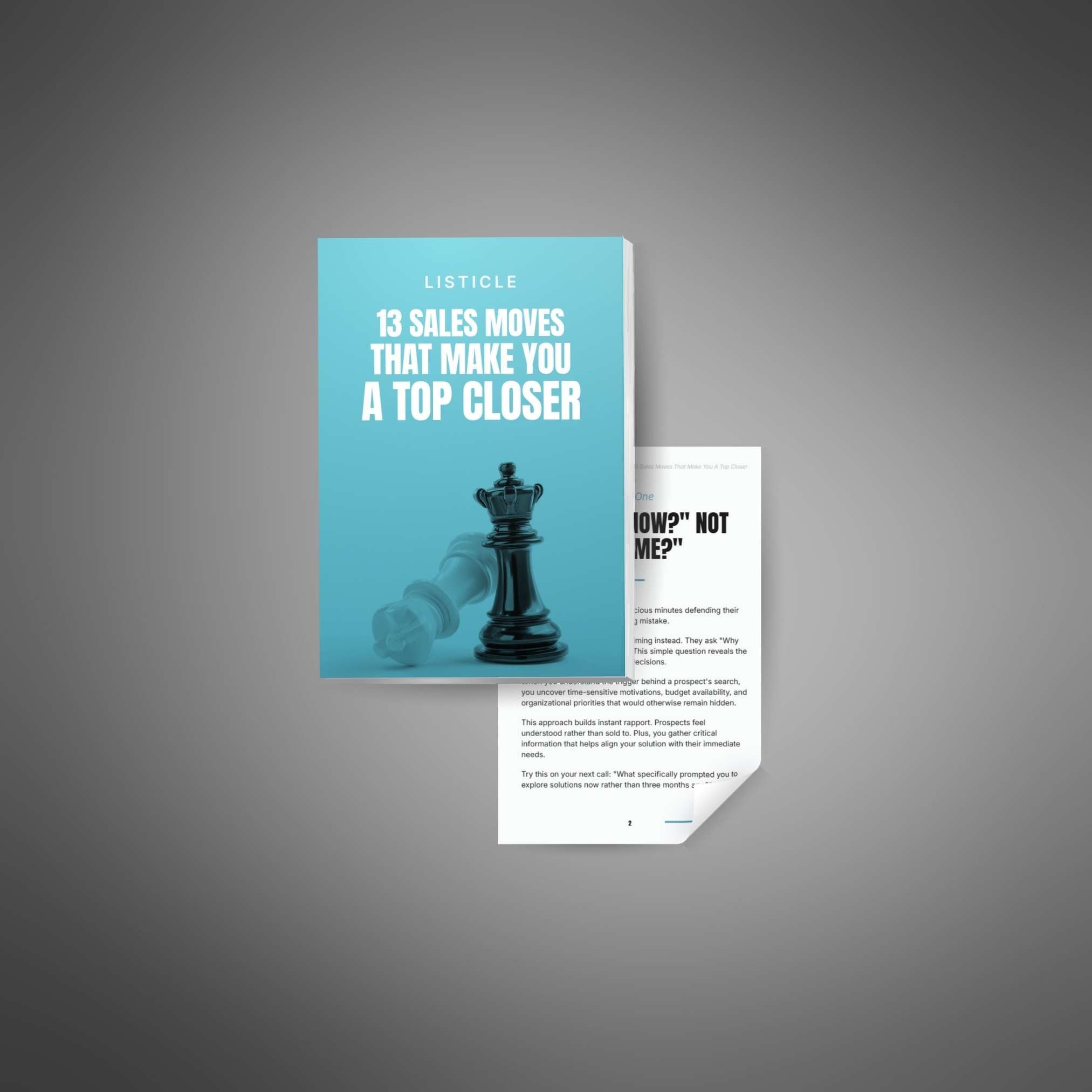 13 Sales Moves That Make You A Top Closer