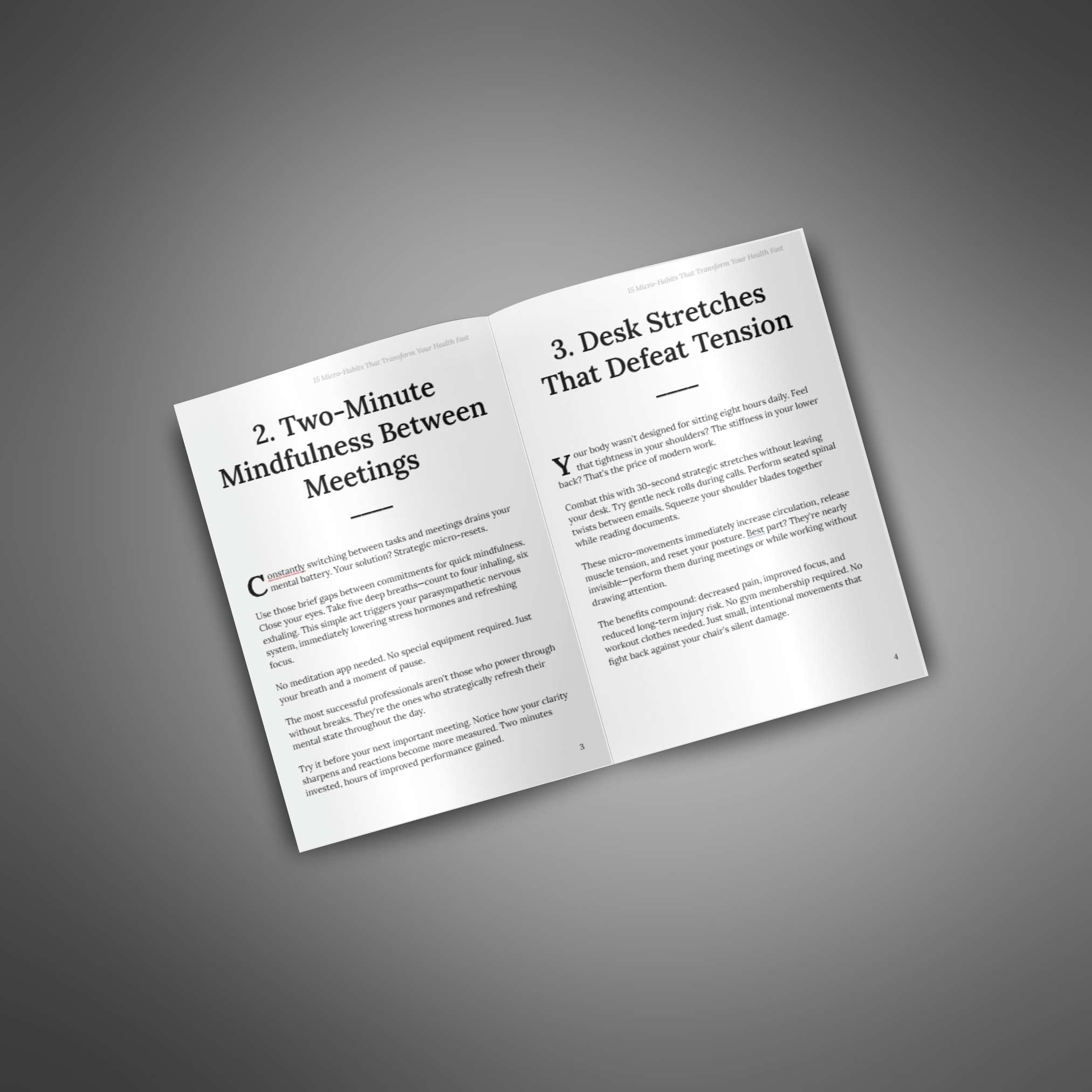 15 Micro-Habits That Transform Your Health Fast