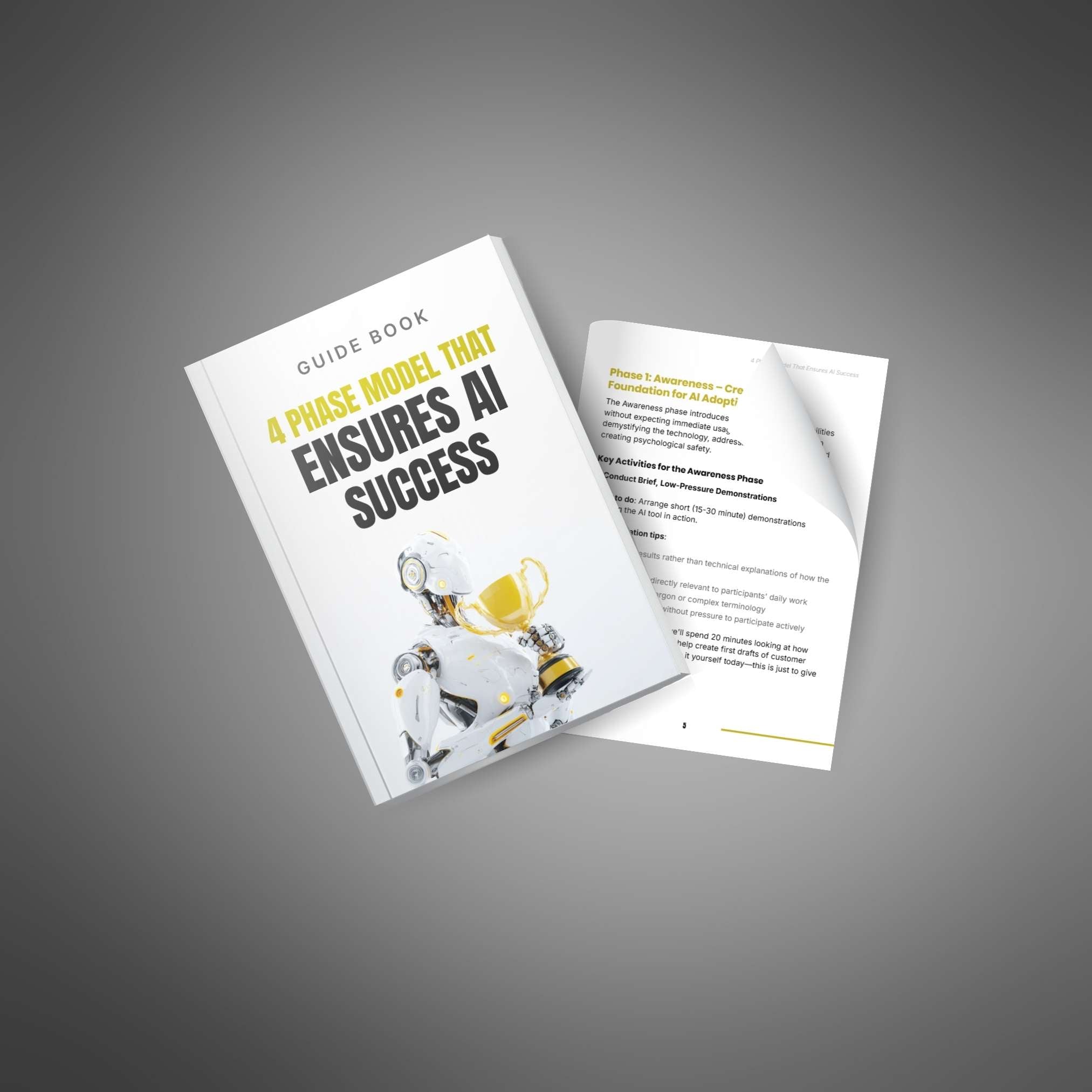 4 Phase Model That Ensures AI Success