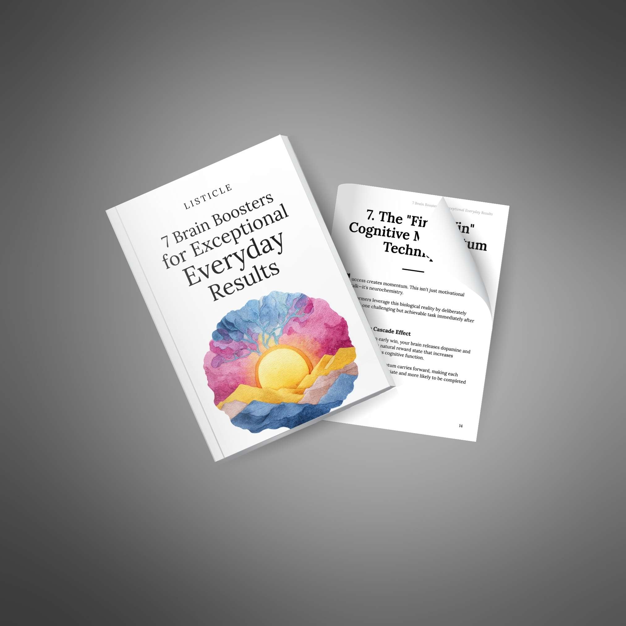 7 Brain Boosters for Exceptional Everyday Results