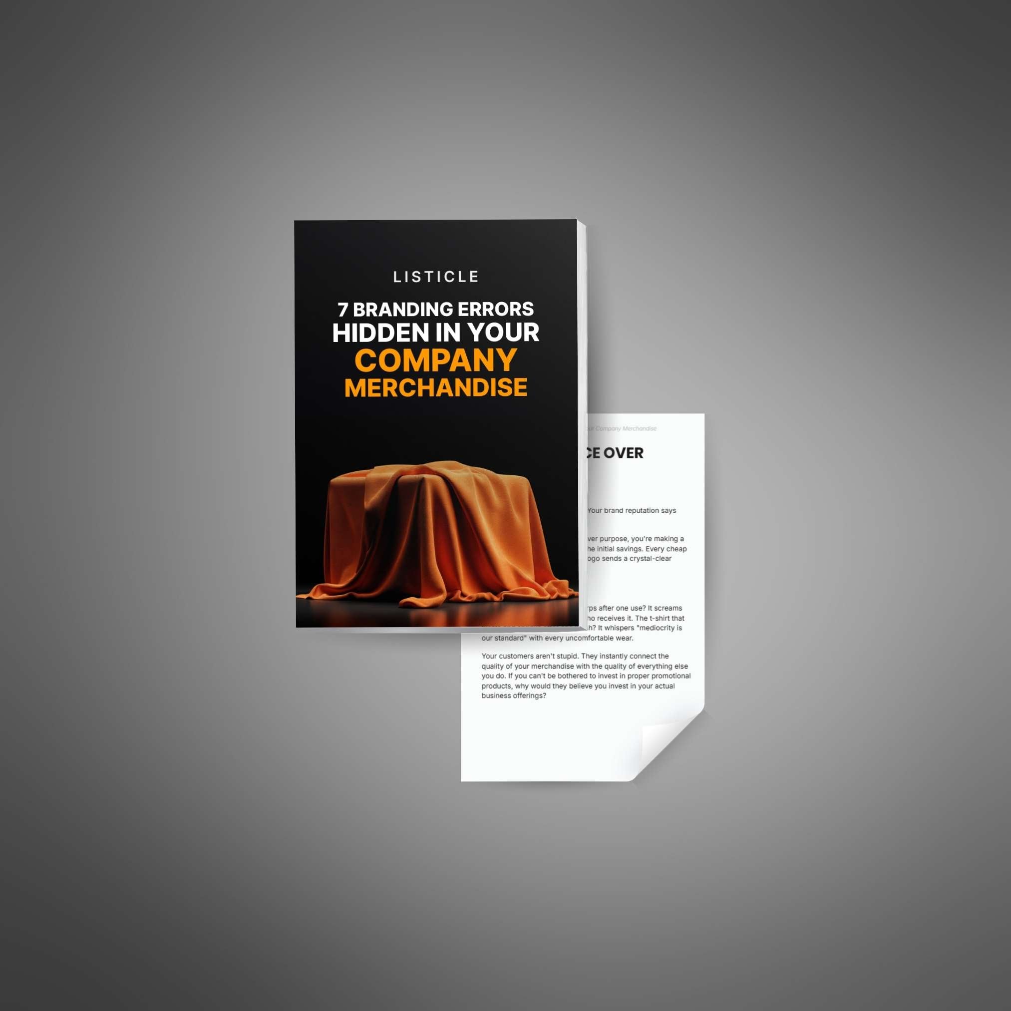 7 Branding Errors Hidden in Your Company Merchandise