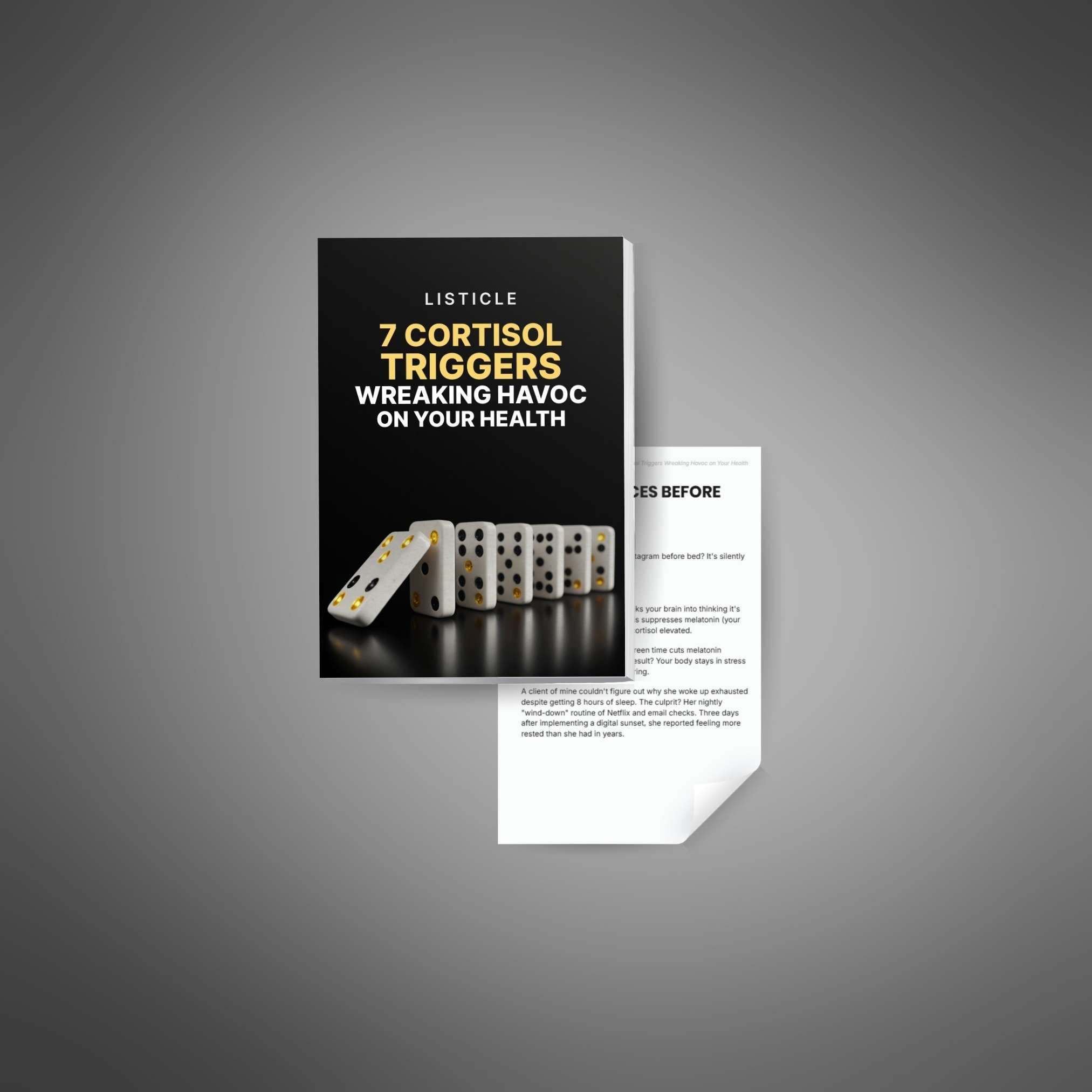 7 Cortisol Triggers Wreaking Havoc on Your Health