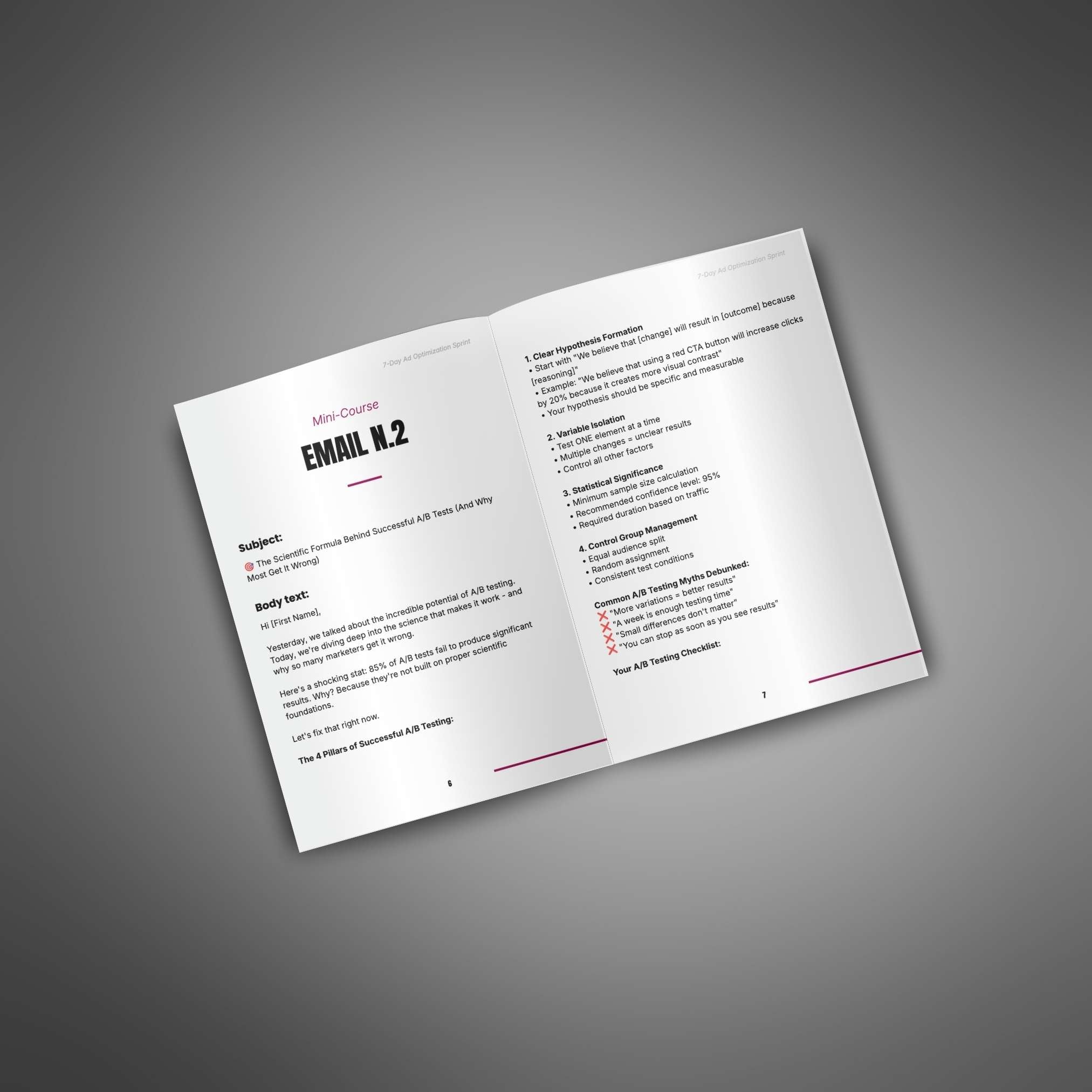 7-Day Ad Optimization Sprint