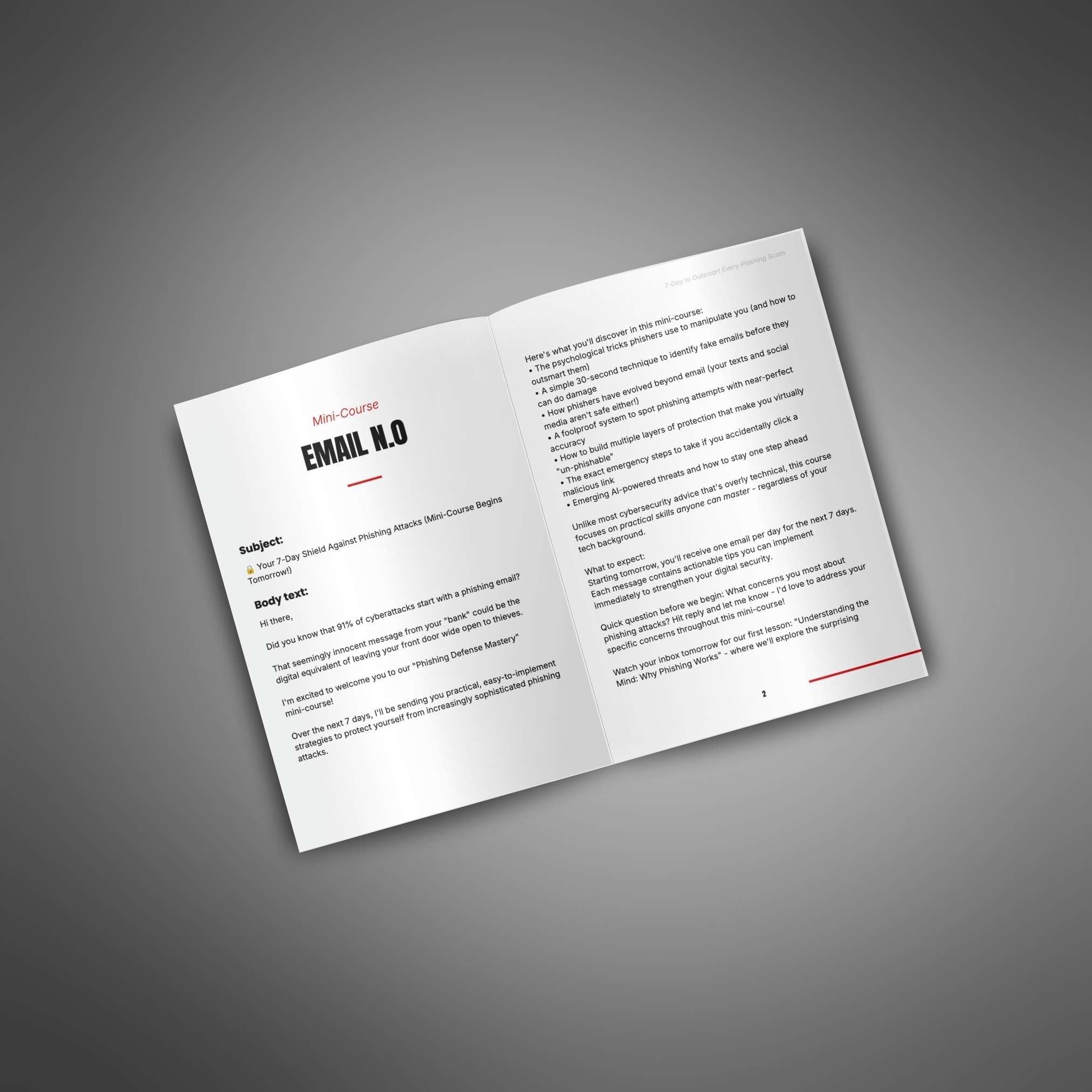 7-Day to Outsmart Every Phising Scam