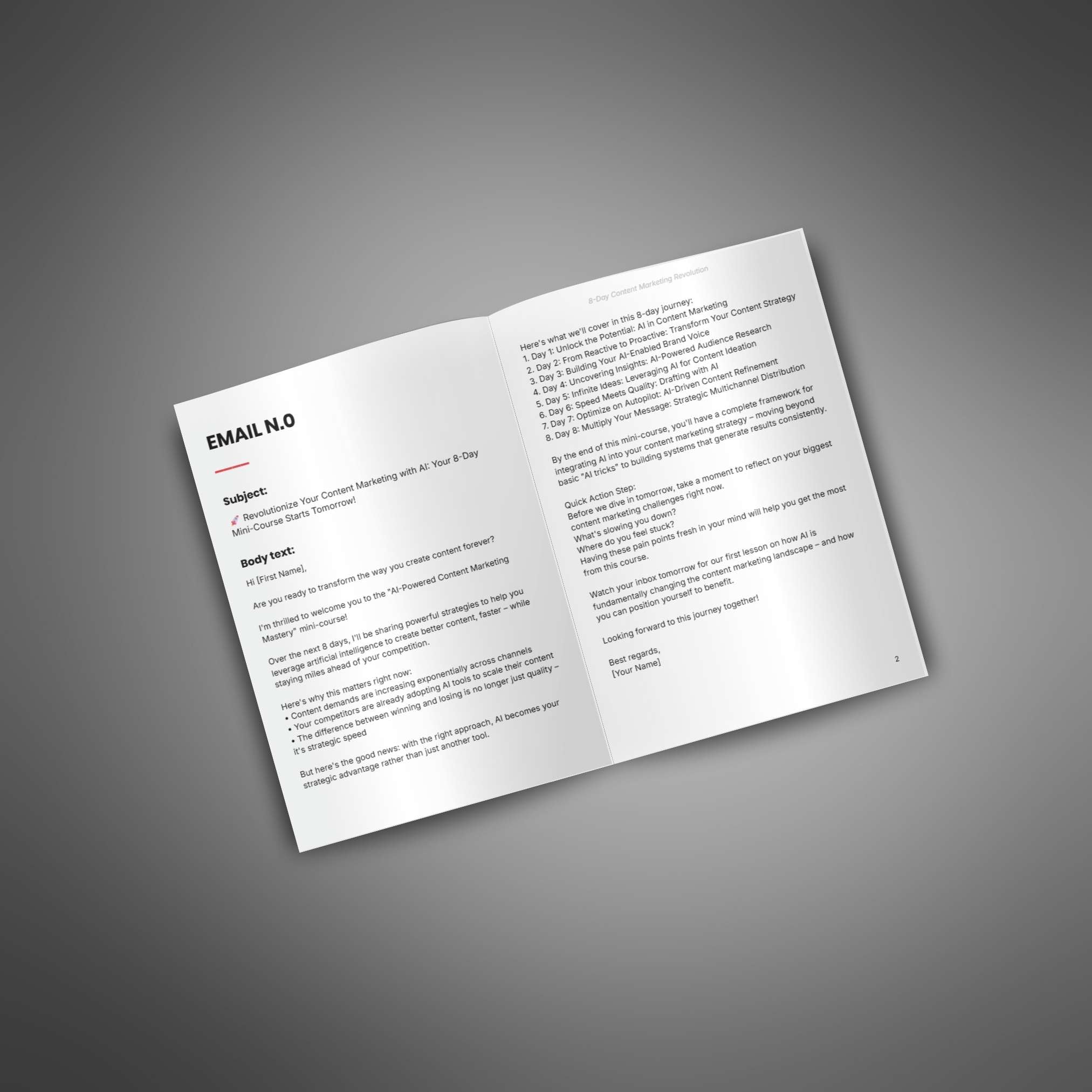 8-Day Content Marketing Revolution