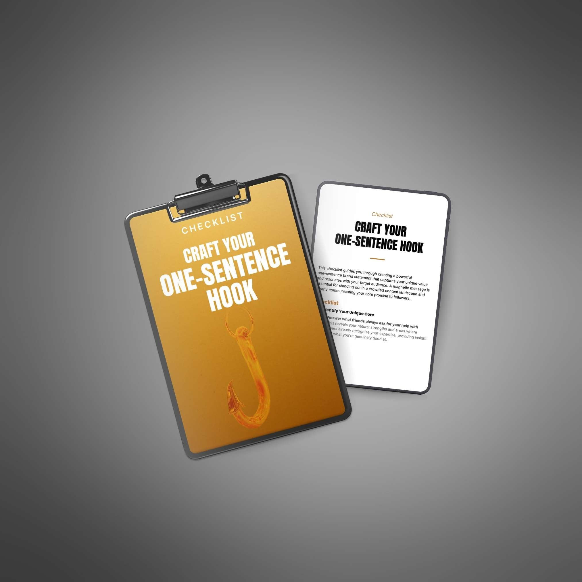 Craf Your One-Sentece Hook