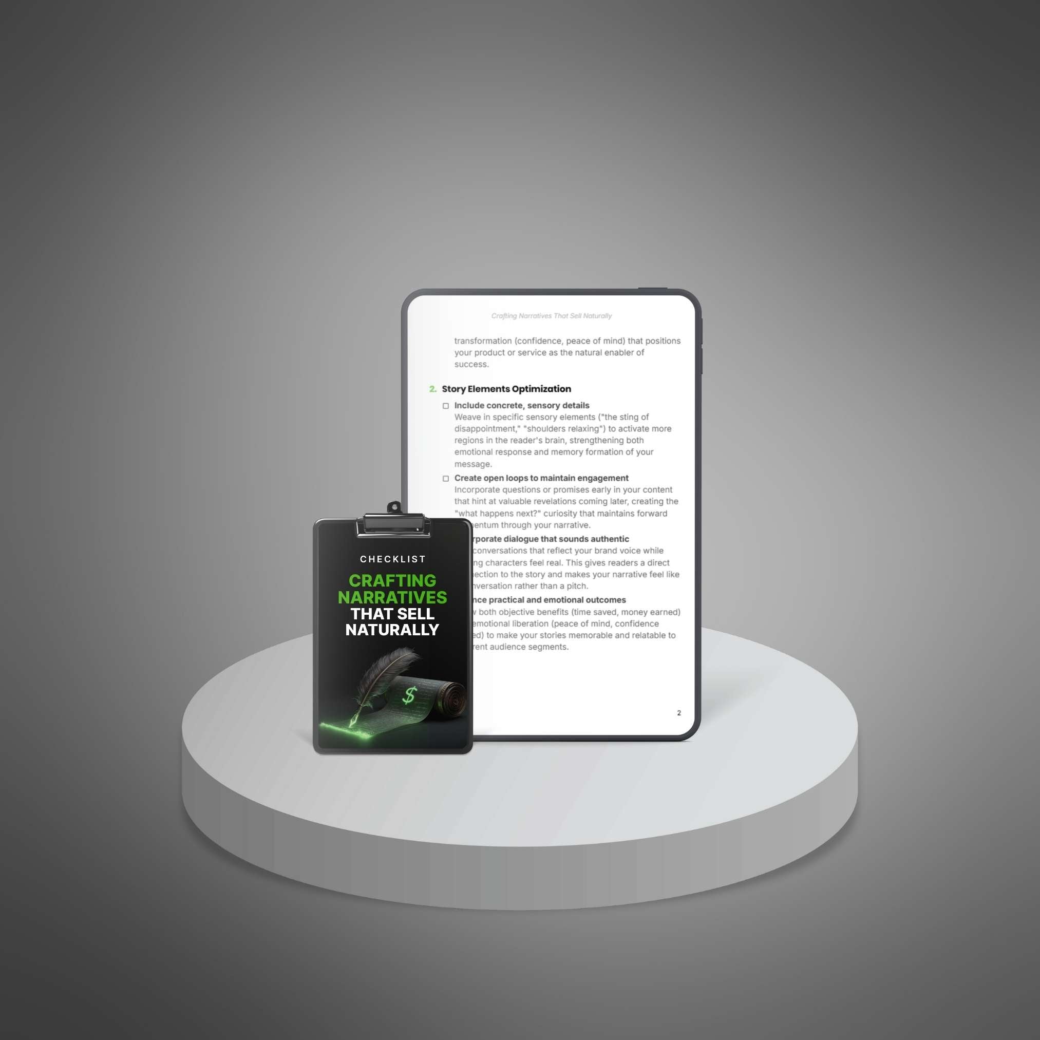 Crafting Narratives That Sell Naturally