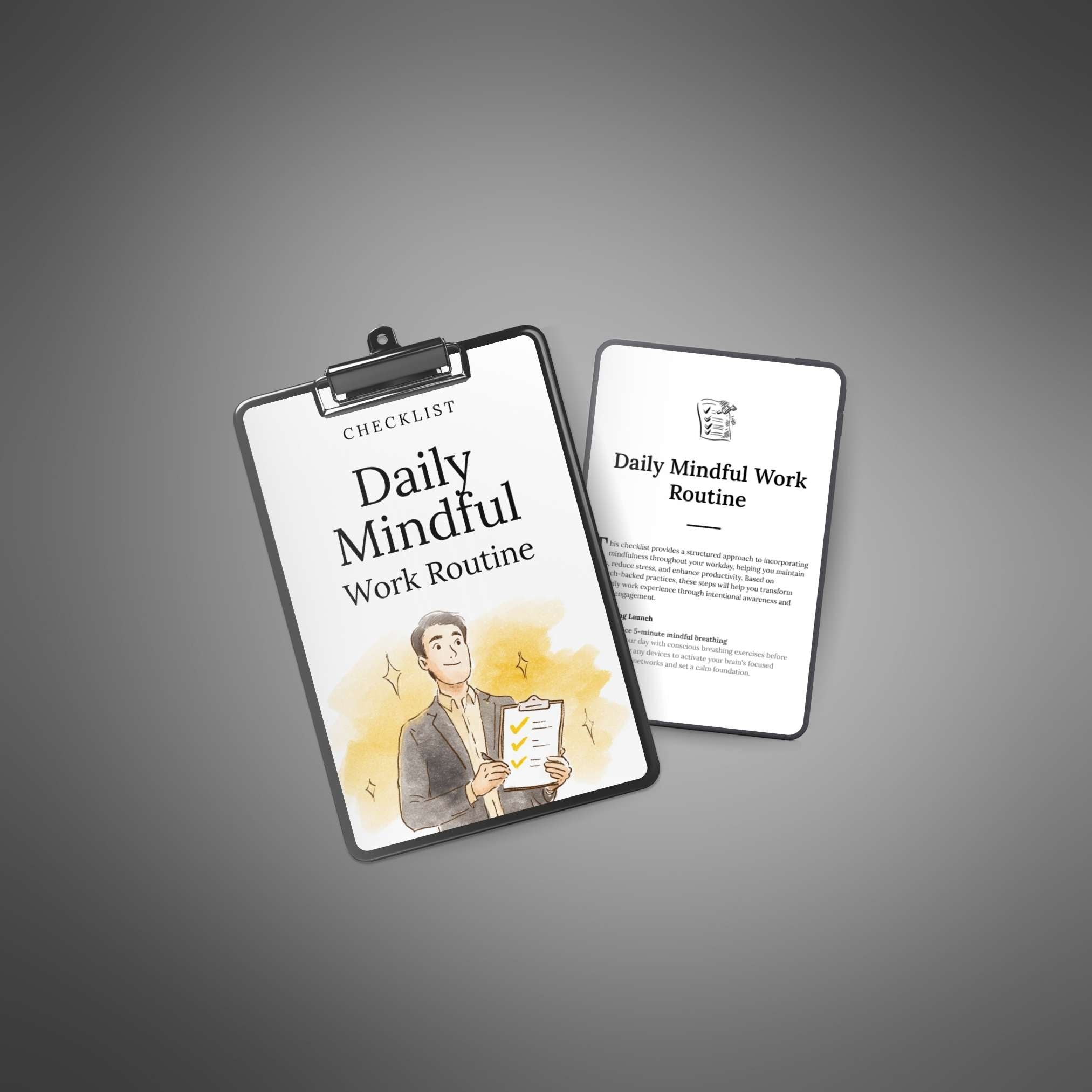 Daily Mindful Work Routine