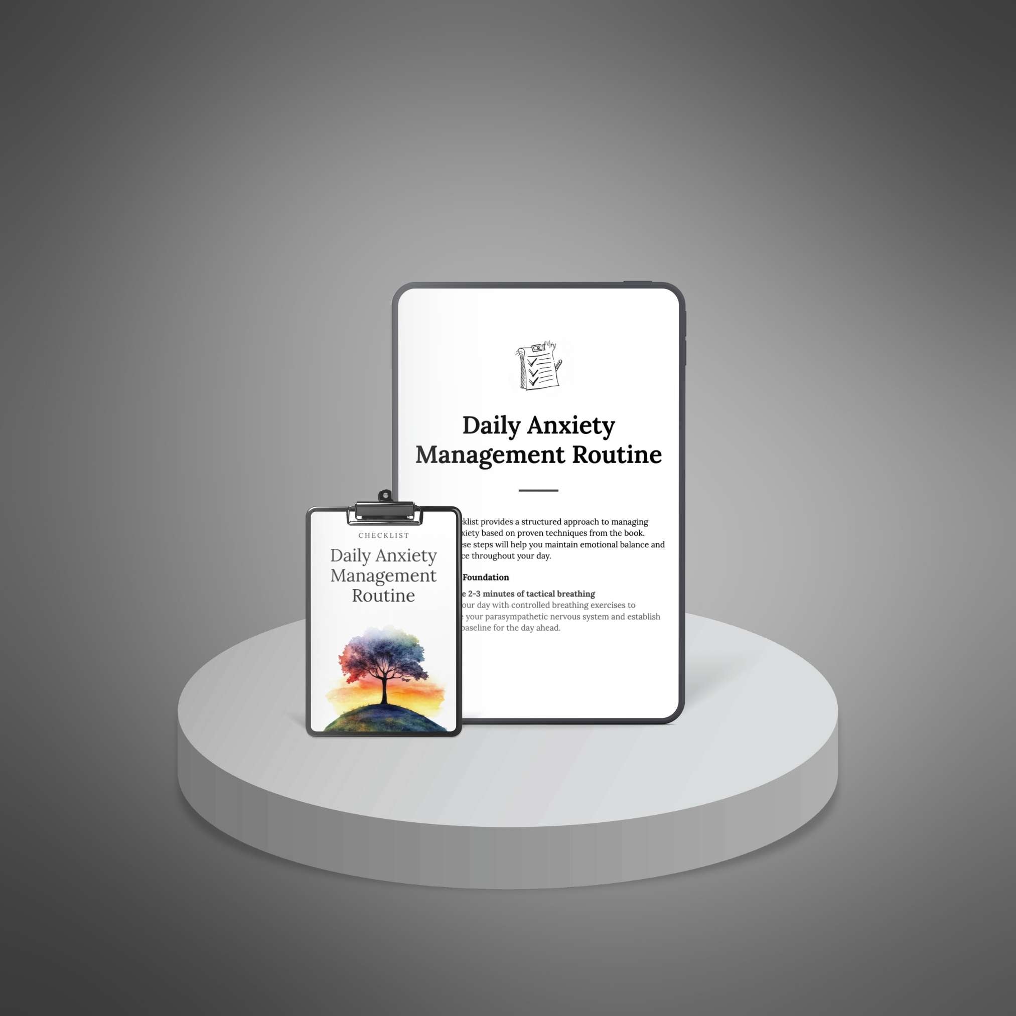 Daily Anxiety Management Routine