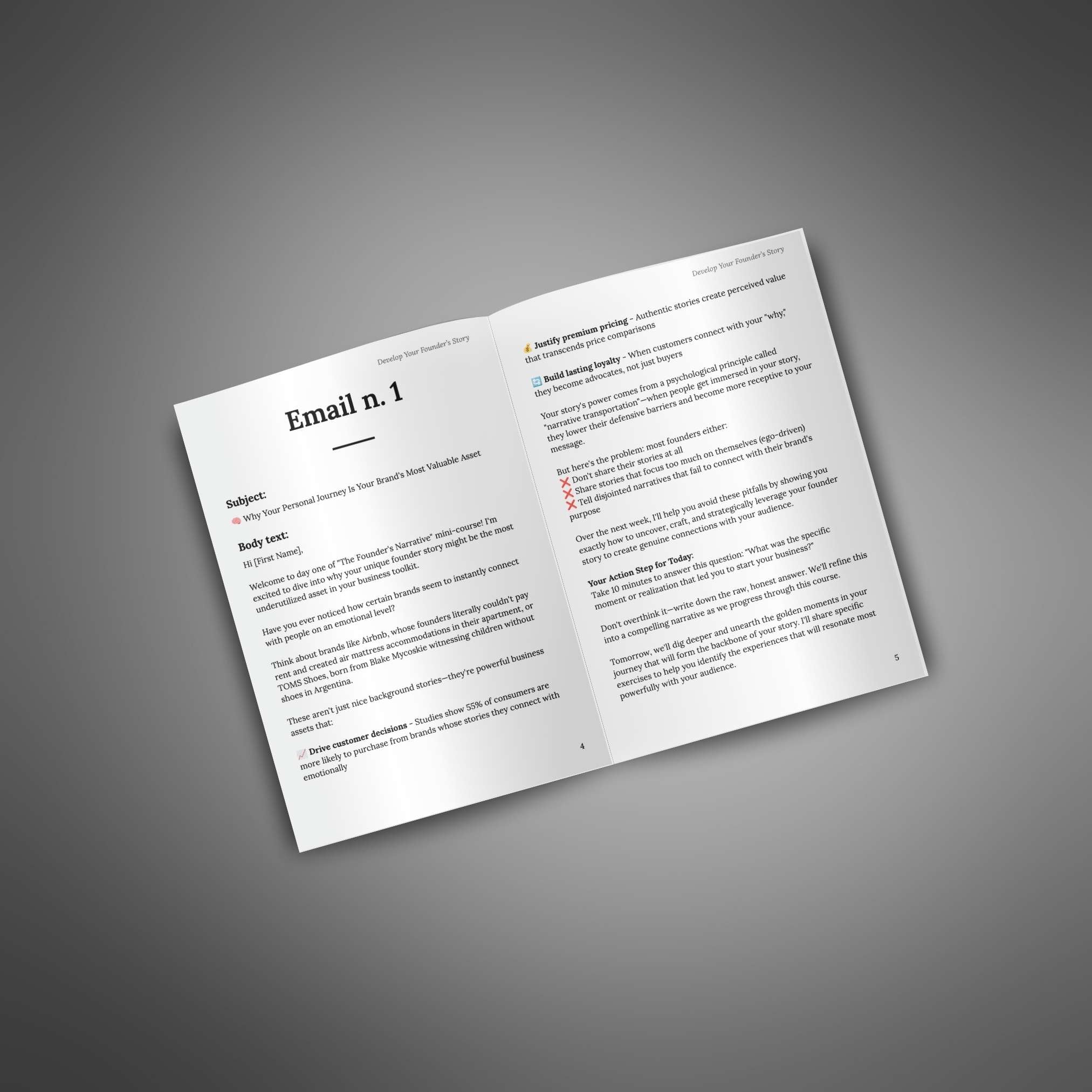 Develop Your Founder’s Story